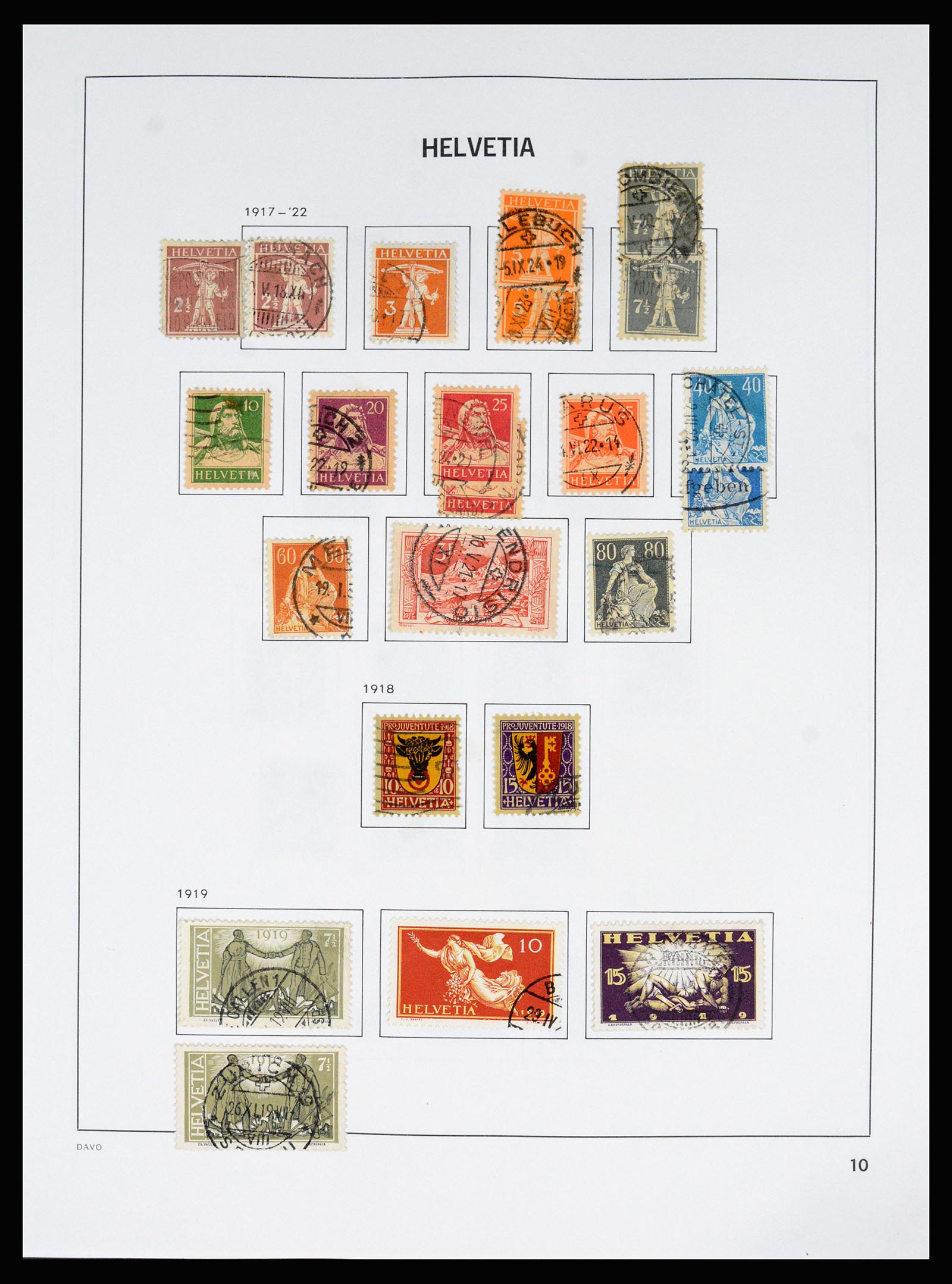 37157 016 - Postzegelverzameling 37157 Zwitserland 1843-1996.
