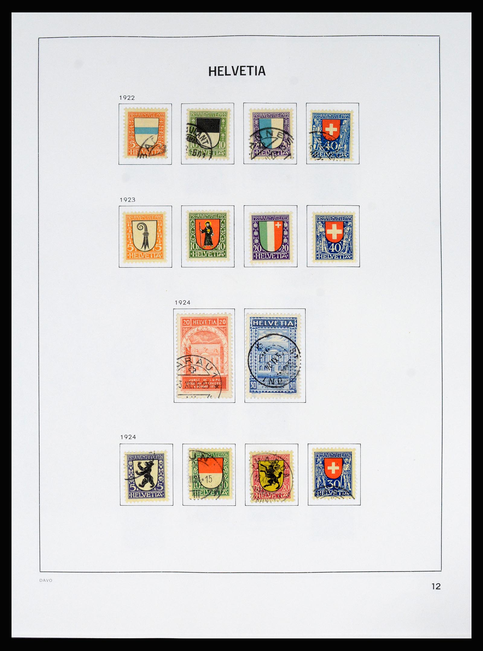 37157 018 - Postzegelverzameling 37157 Zwitserland 1843-1996.