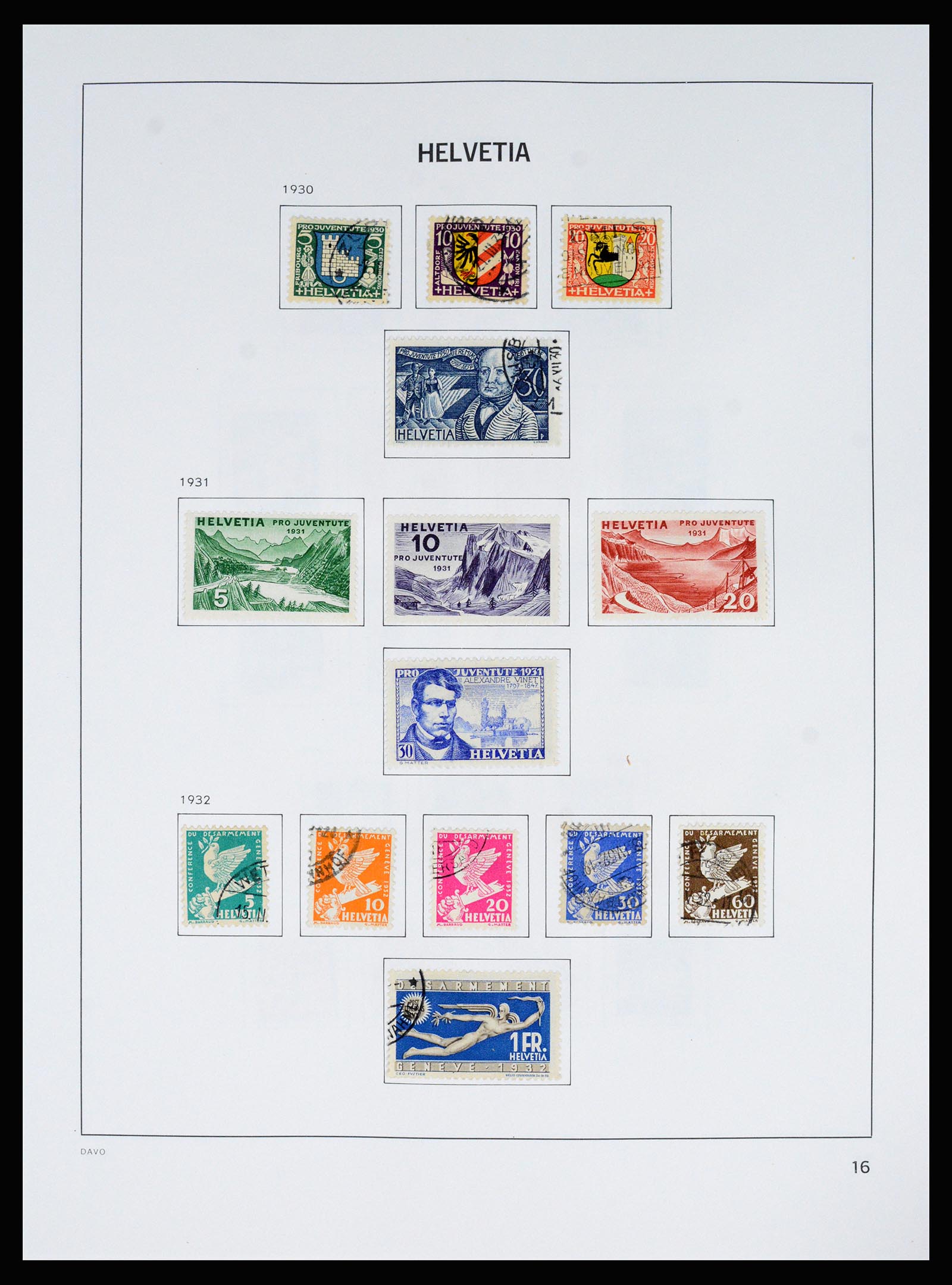 37157 023 - Postzegelverzameling 37157 Zwitserland 1843-1996.