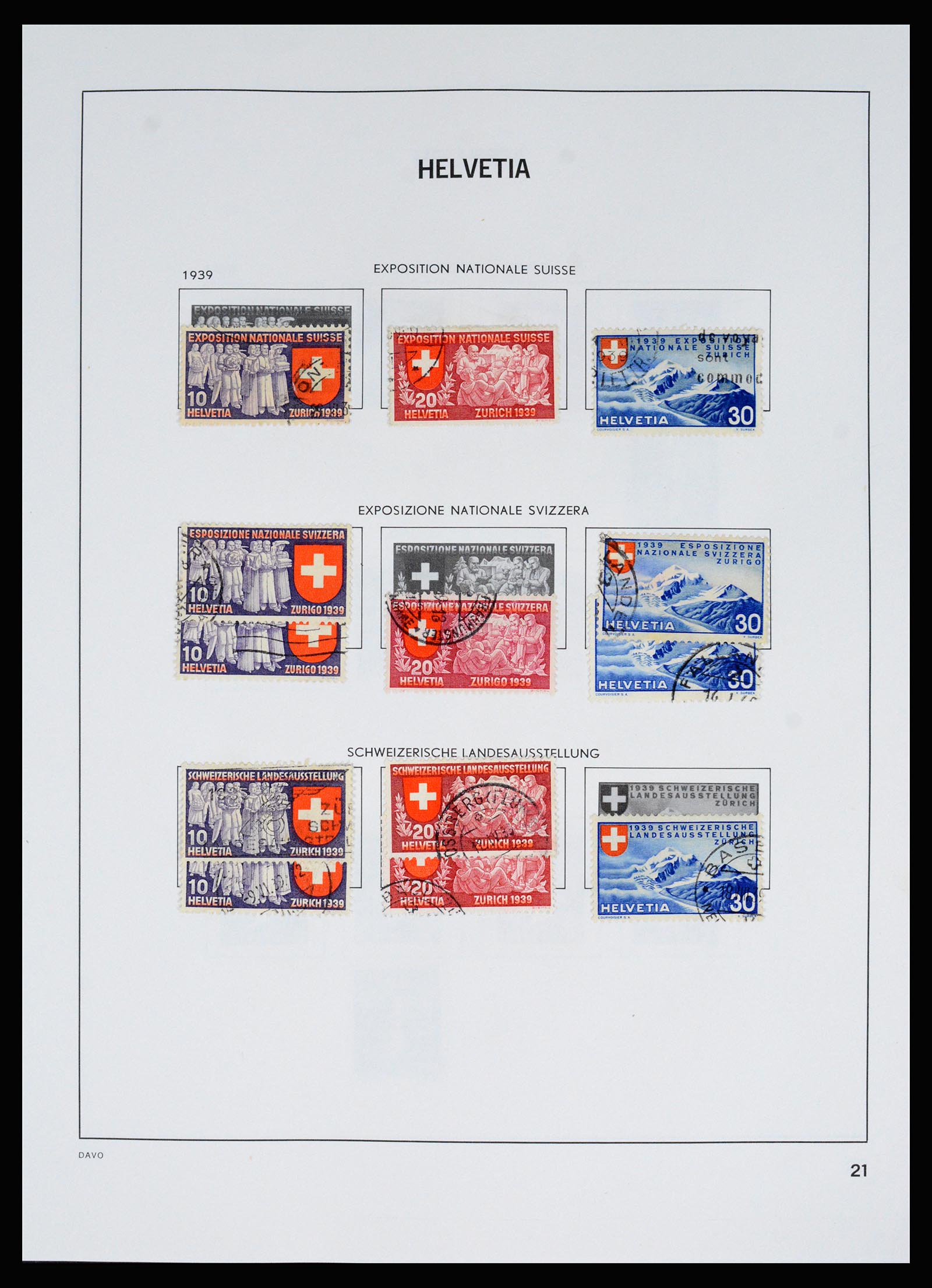 37157 028 - Stamp collection 37157 Switzerland 1843-1996.