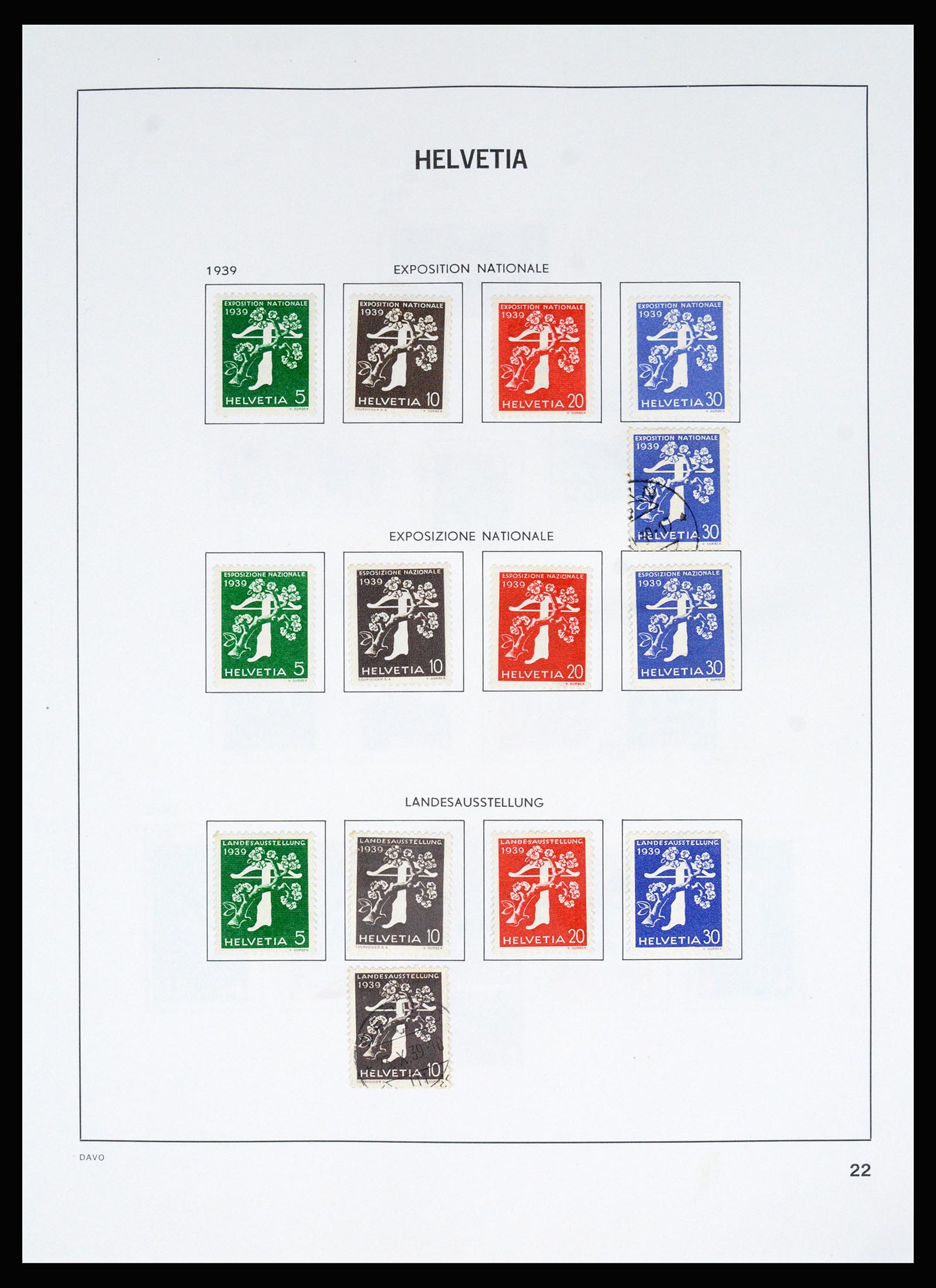 37157 029 - Stamp collection 37157 Switzerland 1843-1996.