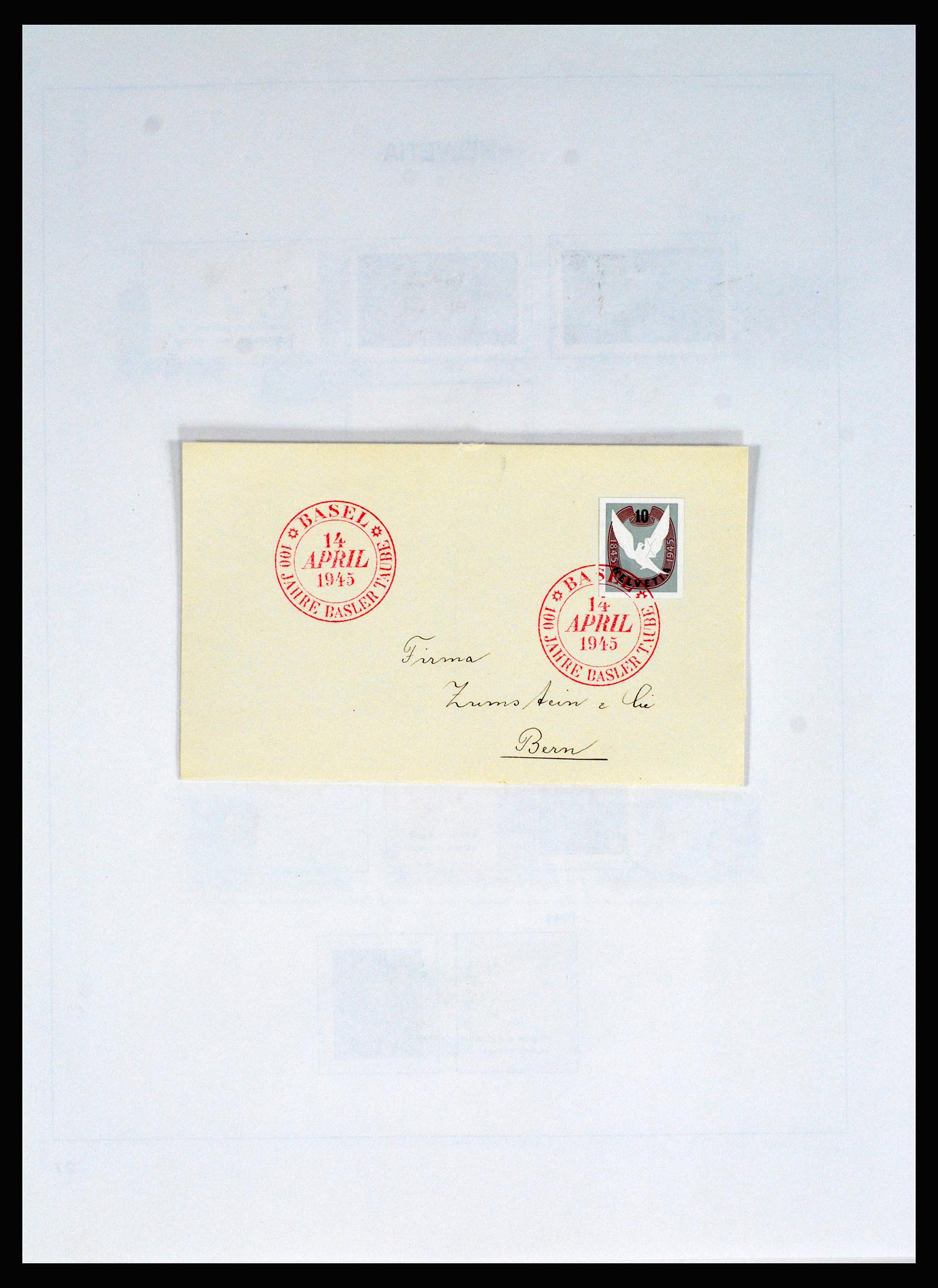37157 035 - Postzegelverzameling 37157 Zwitserland 1843-1996.