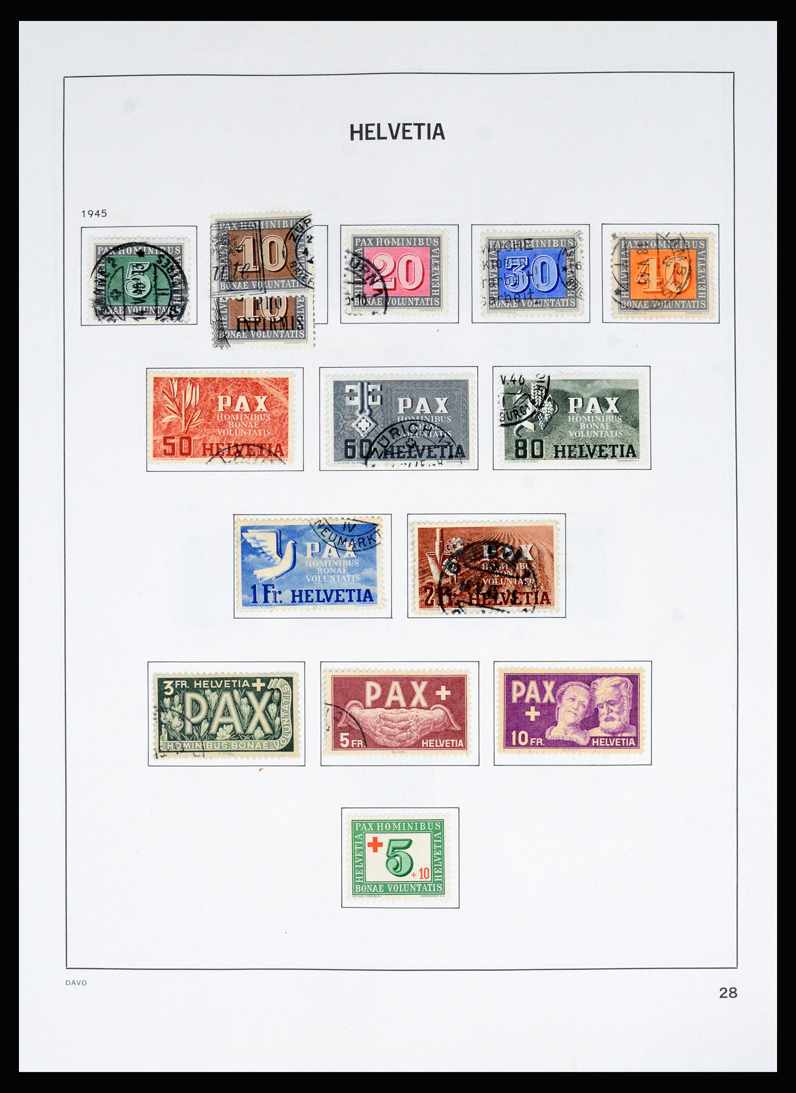 37157 036 - Stamp collection 37157 Switzerland 1843-1996.