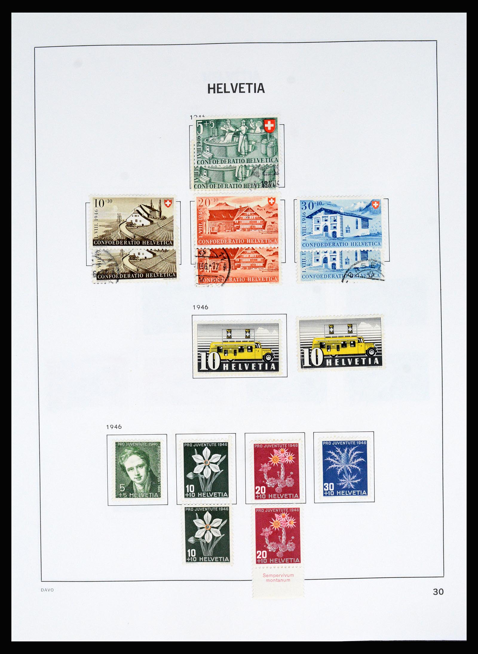 37157 038 - Postzegelverzameling 37157 Zwitserland 1843-1996.