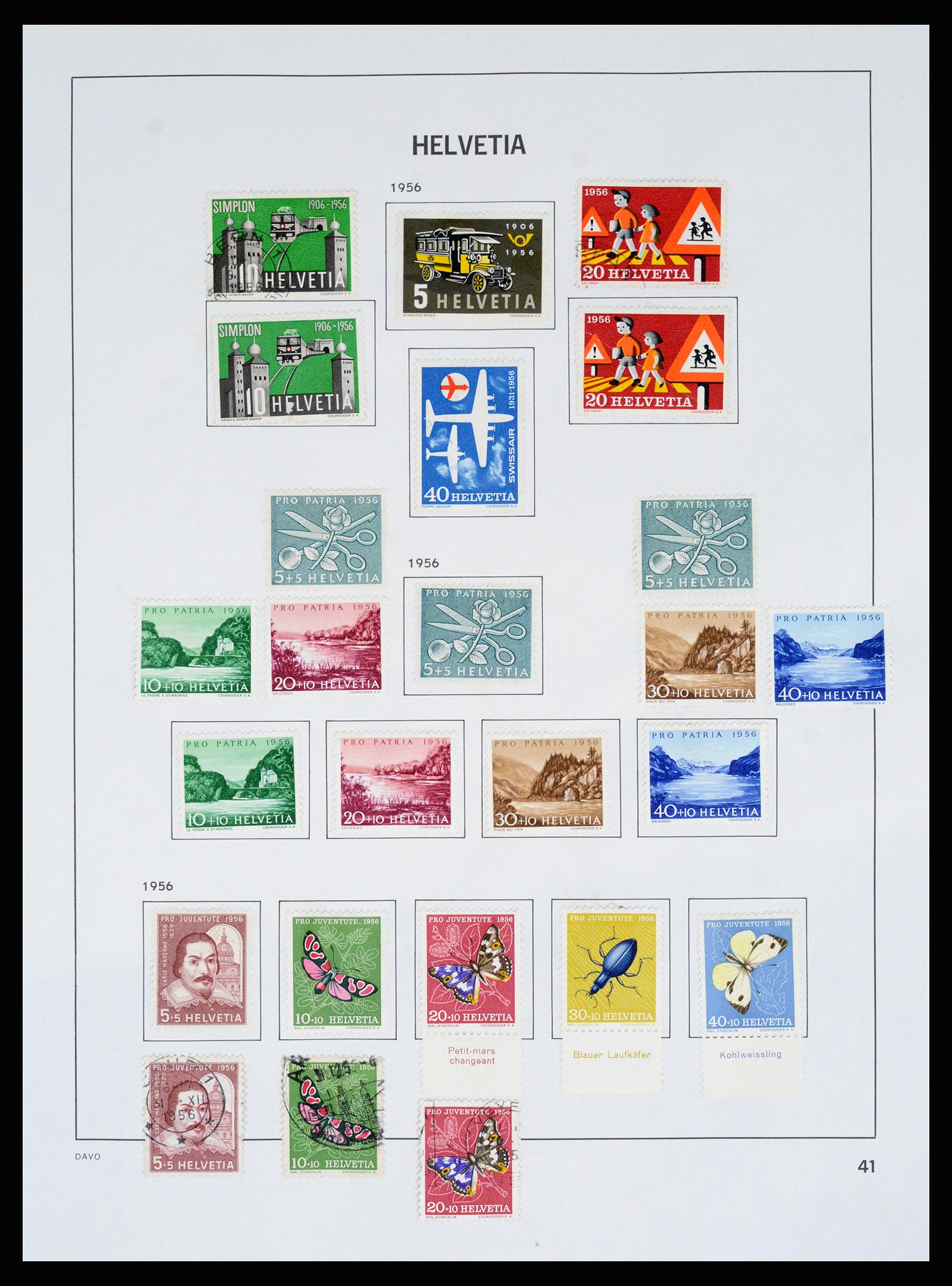 37157 049 - Postzegelverzameling 37157 Zwitserland 1843-1996.