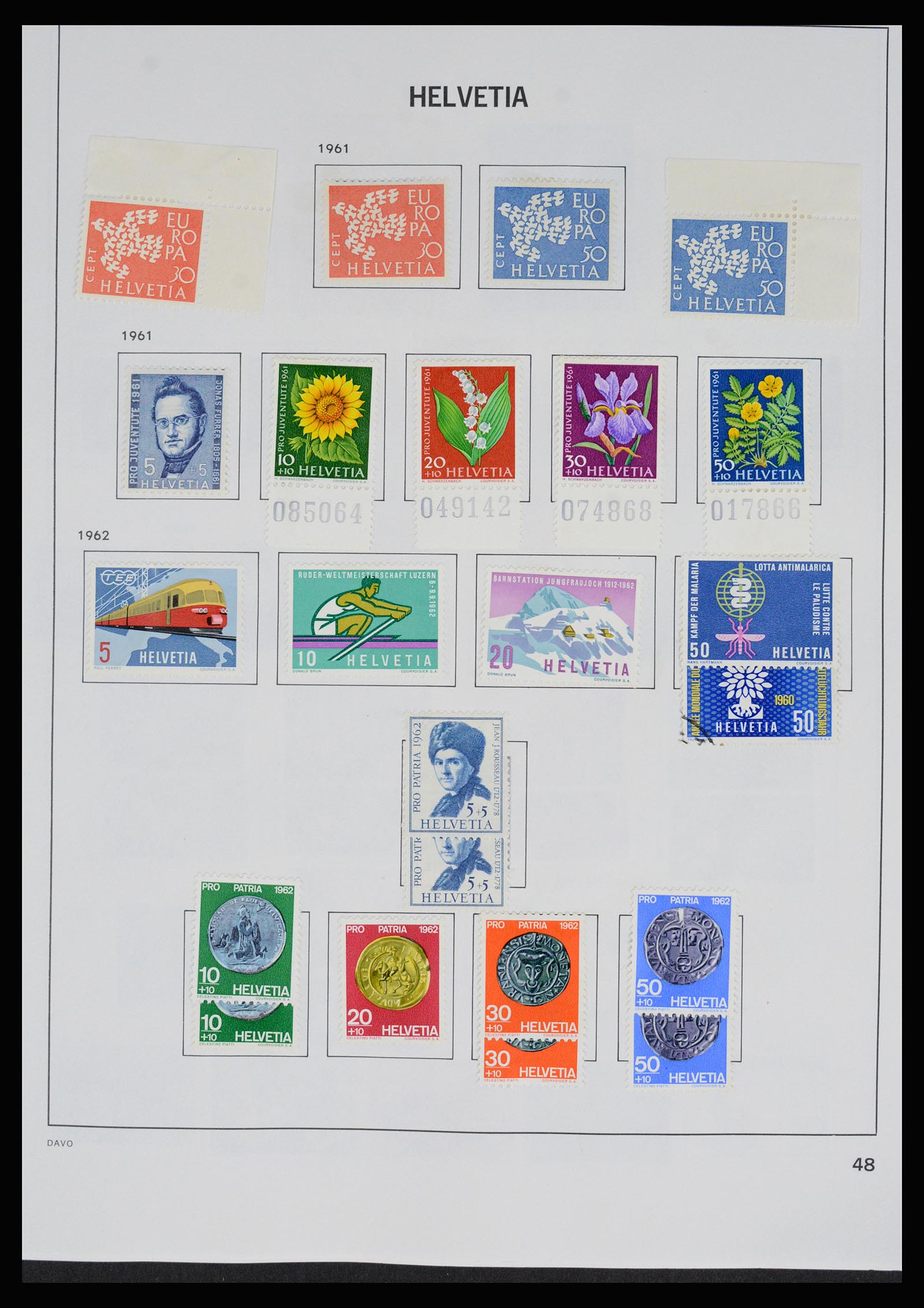 37157 056 - Stamp collection 37157 Switzerland 1843-1996.