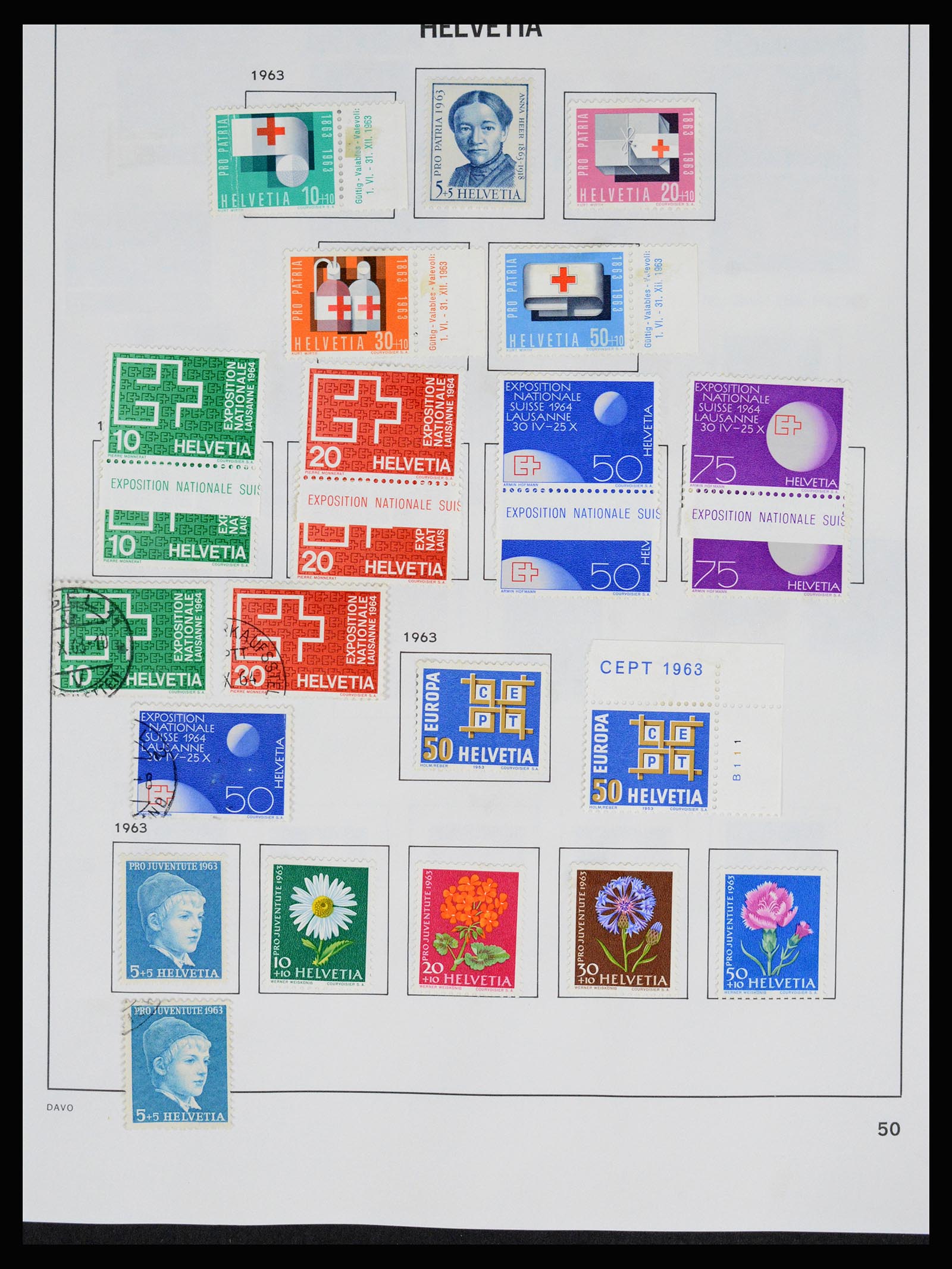 37157 058 - Stamp collection 37157 Switzerland 1843-1996.