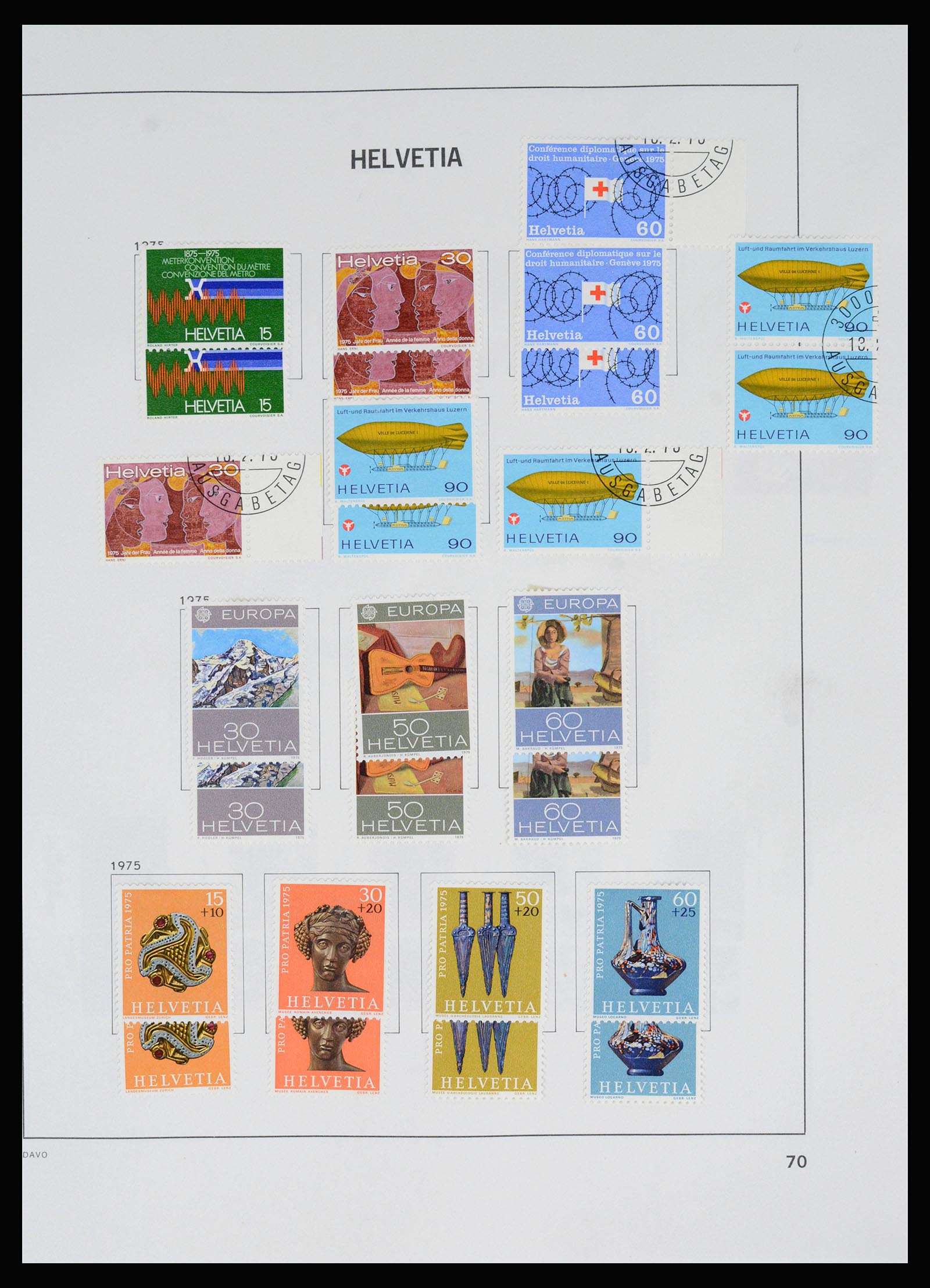 37157 078 - Stamp collection 37157 Switzerland 1843-1996.