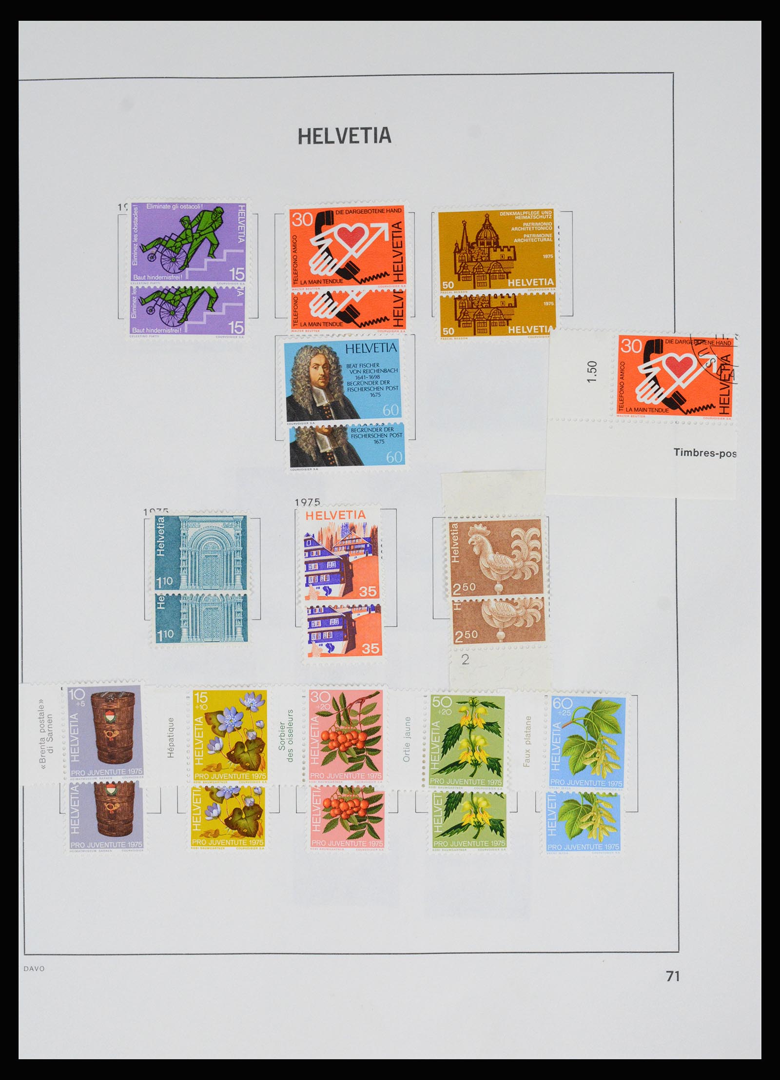 37157 079 - Postzegelverzameling 37157 Zwitserland 1843-1996.