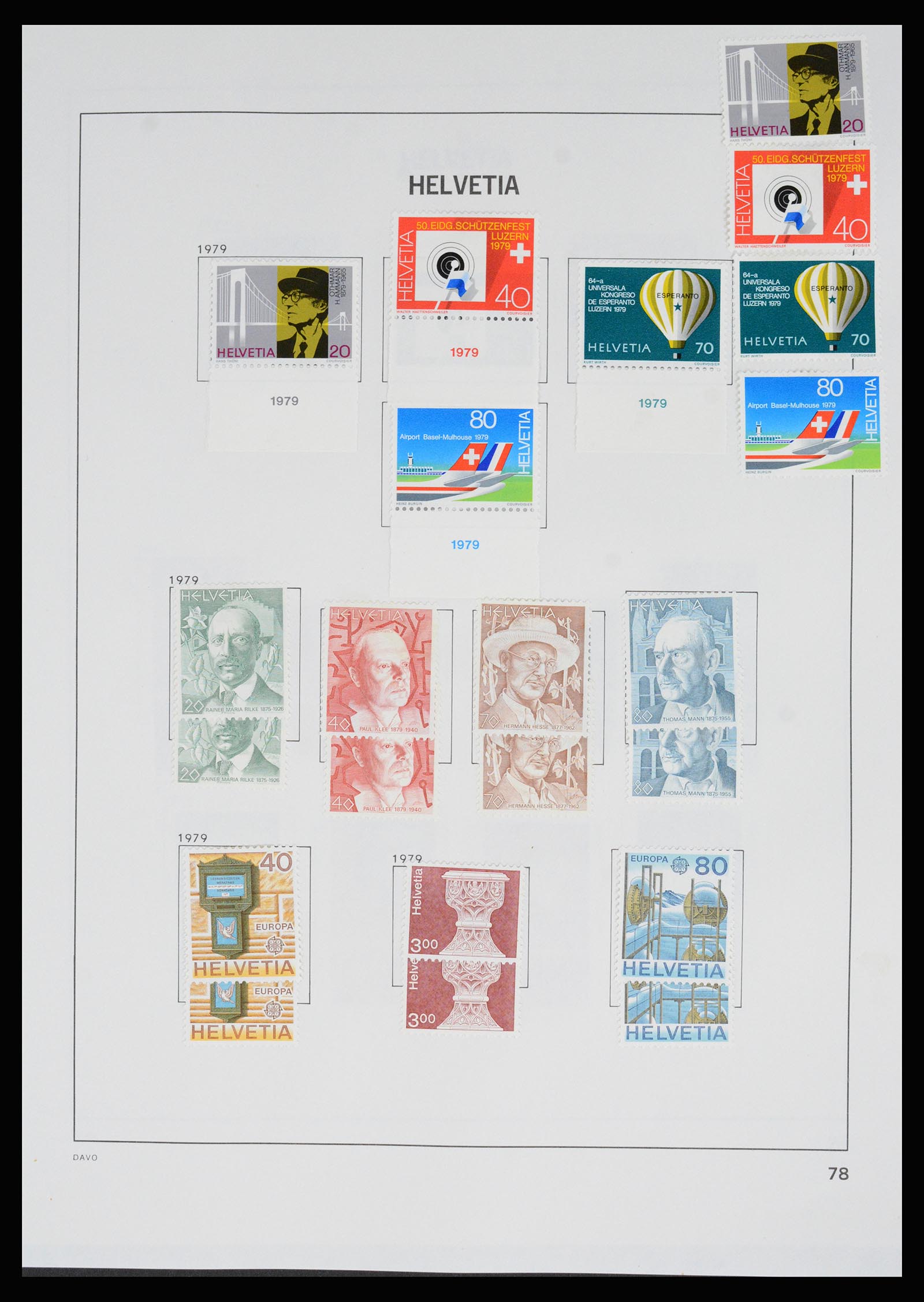 37157 086 - Postzegelverzameling 37157 Zwitserland 1843-1996.