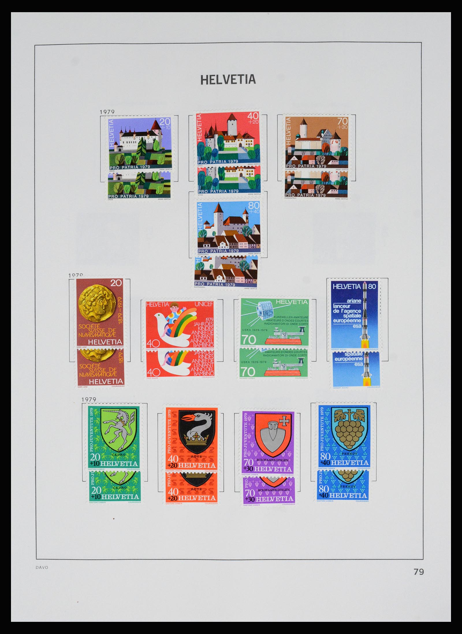 37157 087 - Postzegelverzameling 37157 Zwitserland 1843-1996.