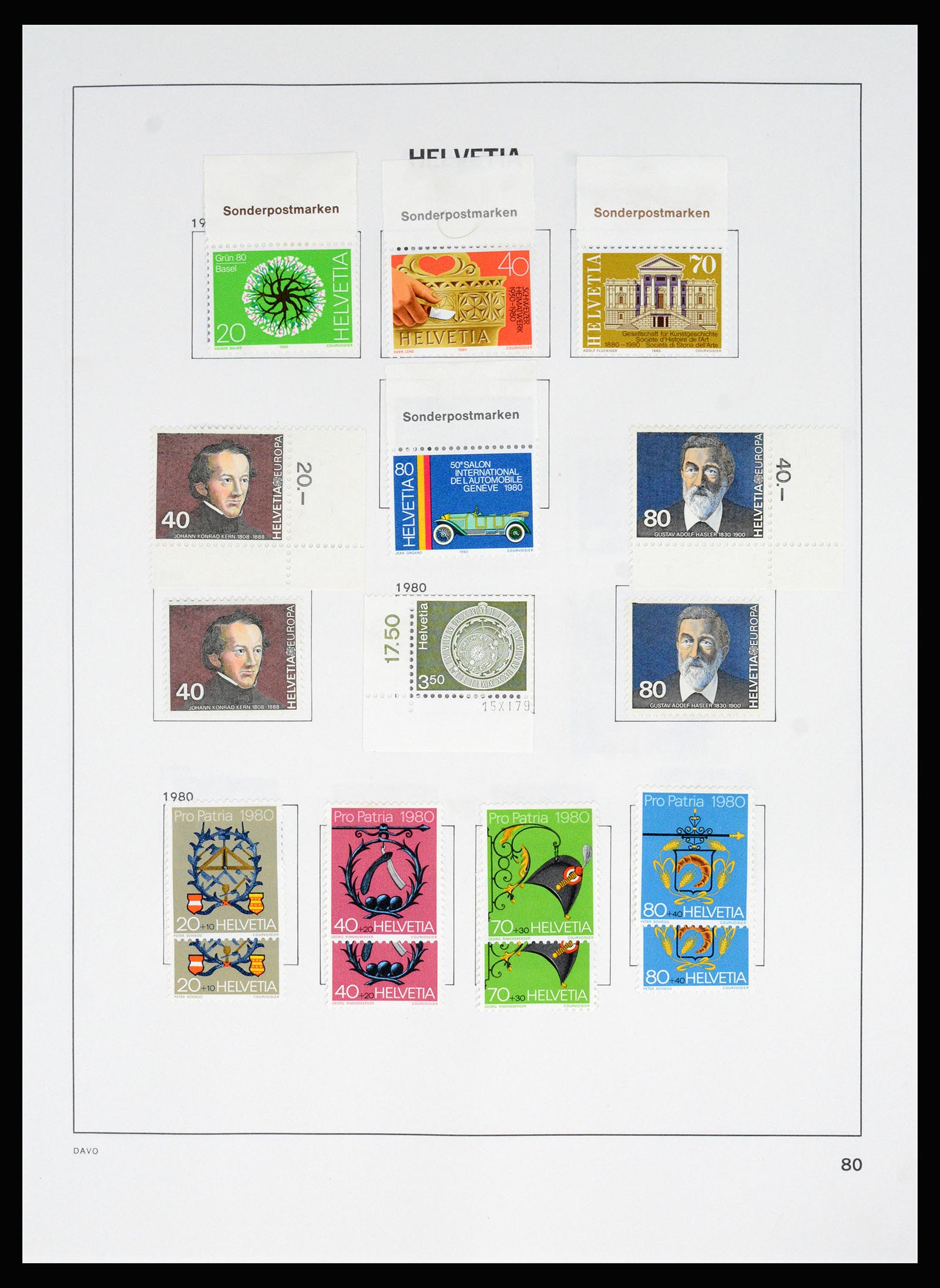 37157 088 - Postzegelverzameling 37157 Zwitserland 1843-1996.