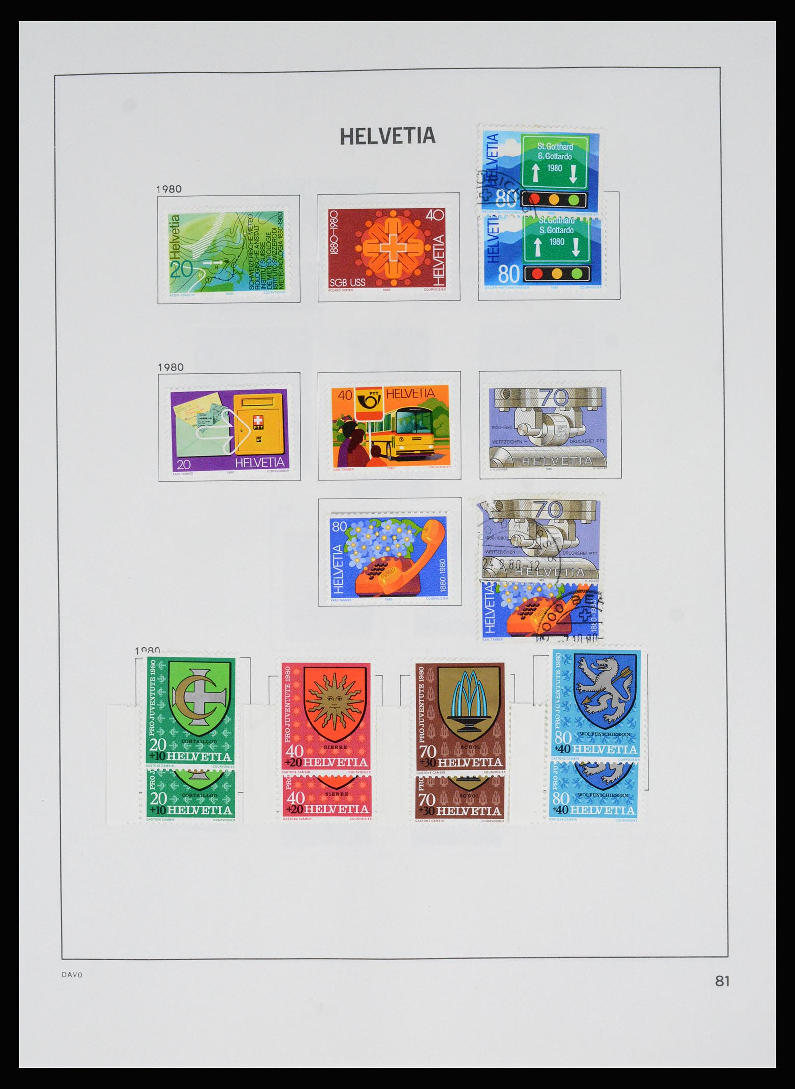 37157 089 - Postzegelverzameling 37157 Zwitserland 1843-1996.