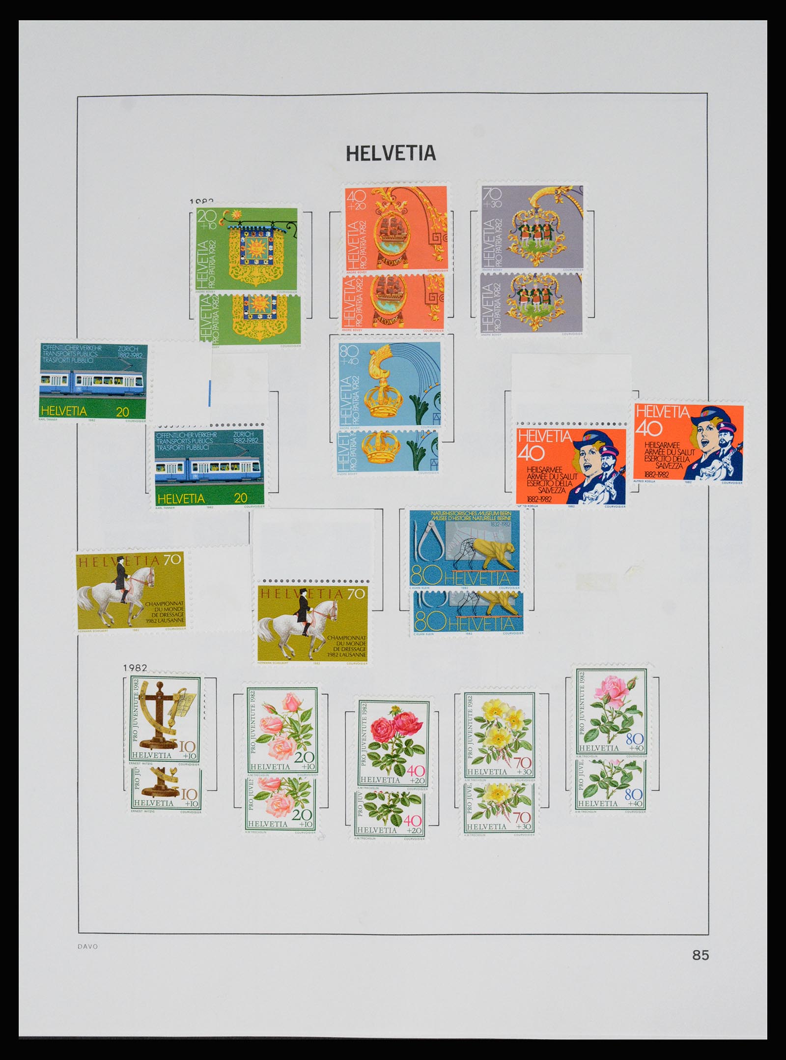 37157 093 - Postzegelverzameling 37157 Zwitserland 1843-1996.