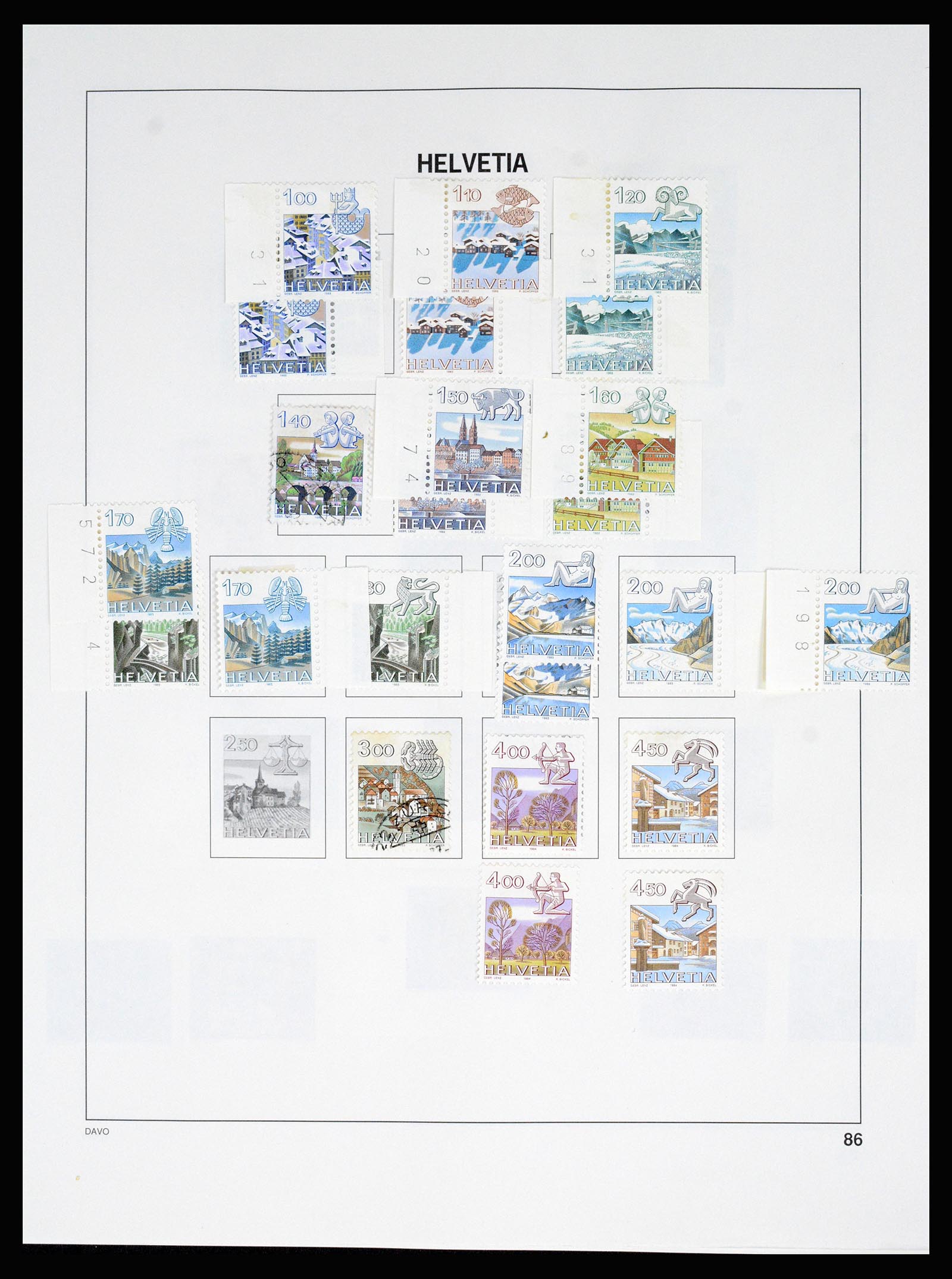 37157 094 - Stamp collection 37157 Switzerland 1843-1996.