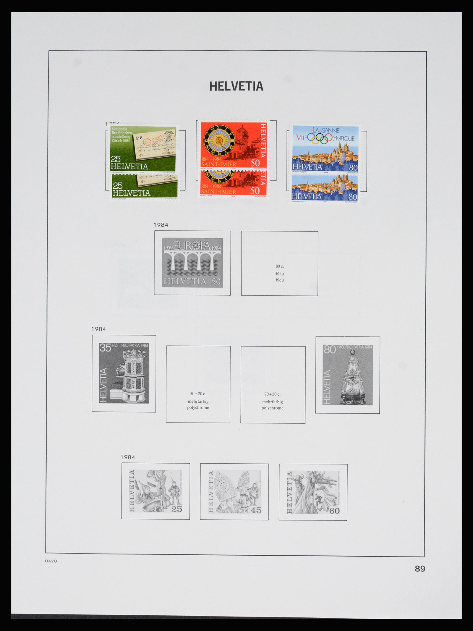 37157 097 - Stamp collection 37157 Switzerland 1843-1996.