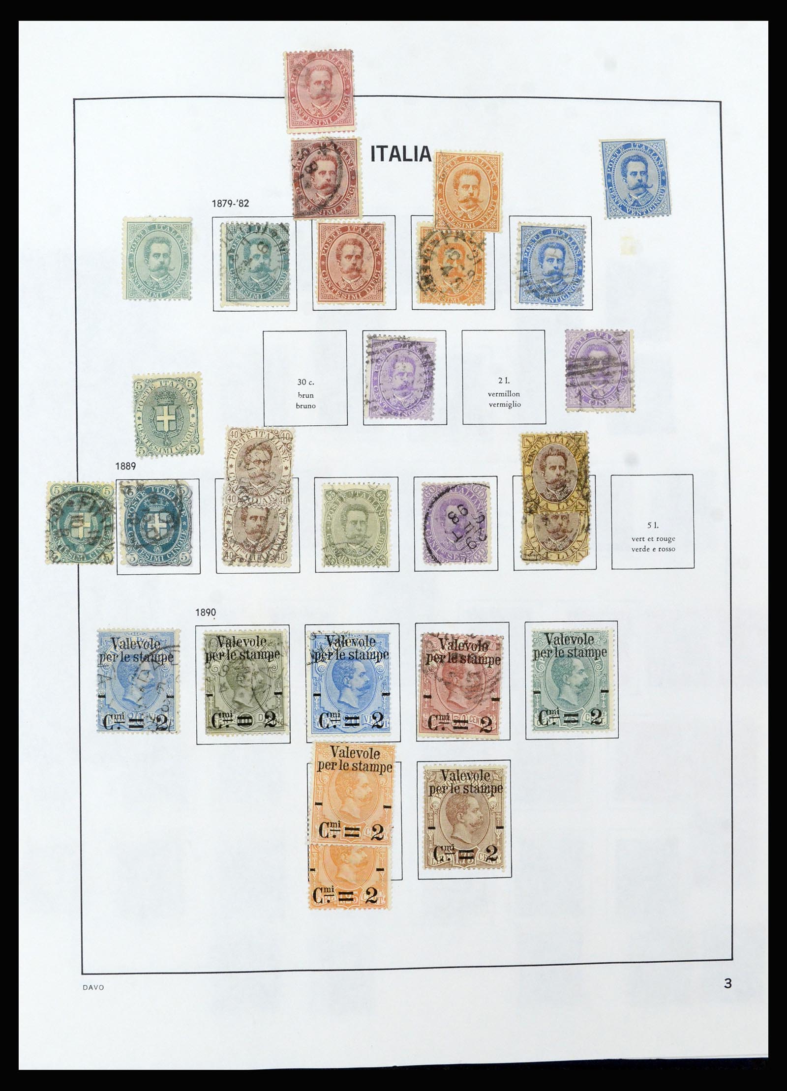 37158 004 - Postzegelverzameling 37158 Italië 1862-1955.