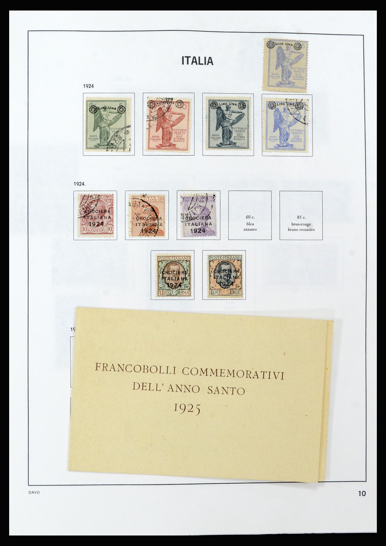 37158 012 - Postzegelverzameling 37158 Italië 1862-1955.