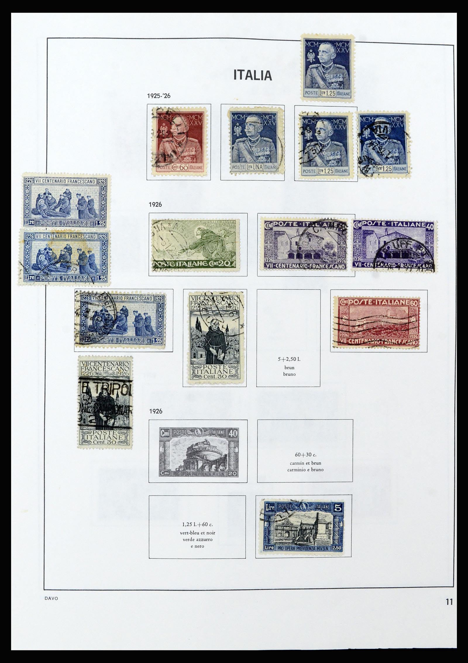 37158 013 - Postzegelverzameling 37158 Italië 1862-1955.
