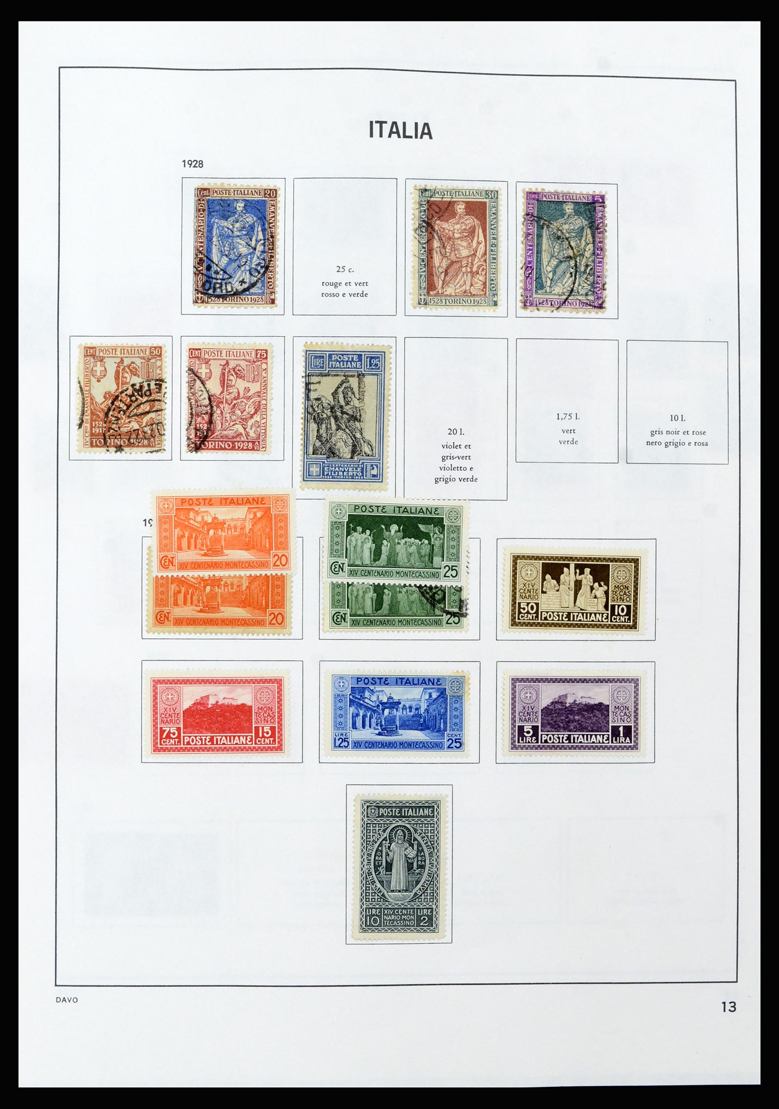 37158 015 - Postzegelverzameling 37158 Italië 1862-1955.