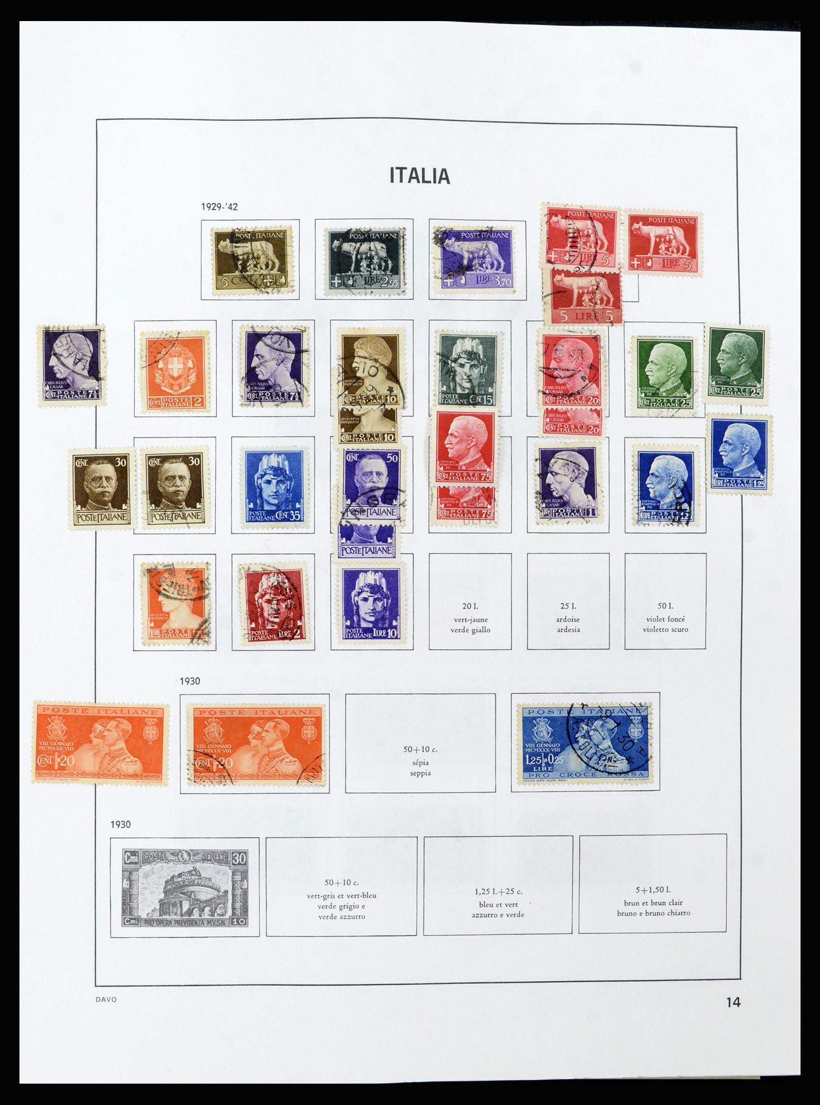 37158 016 - Postzegelverzameling 37158 Italië 1862-1955.