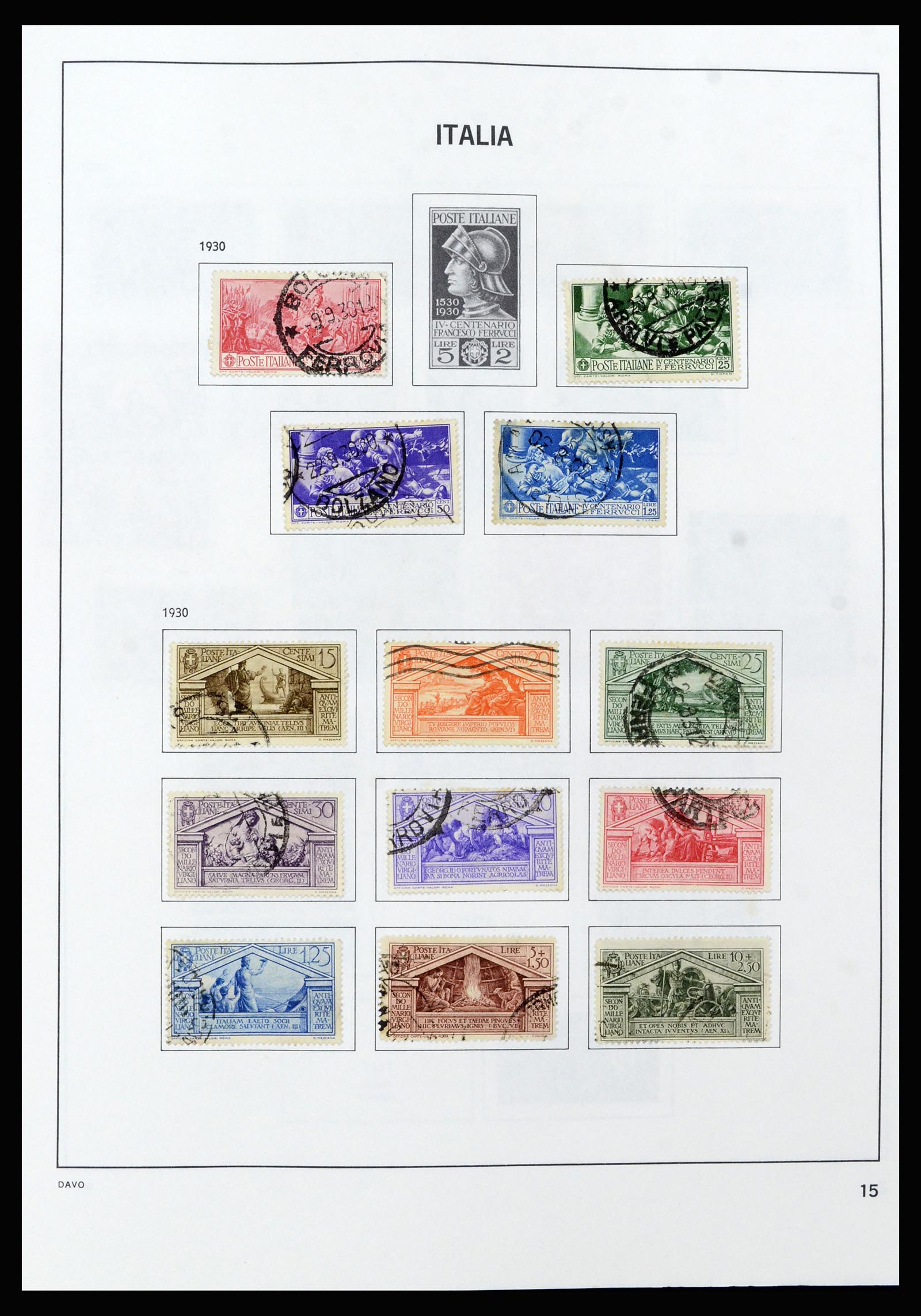 37158 017 - Postzegelverzameling 37158 Italië 1862-1955.