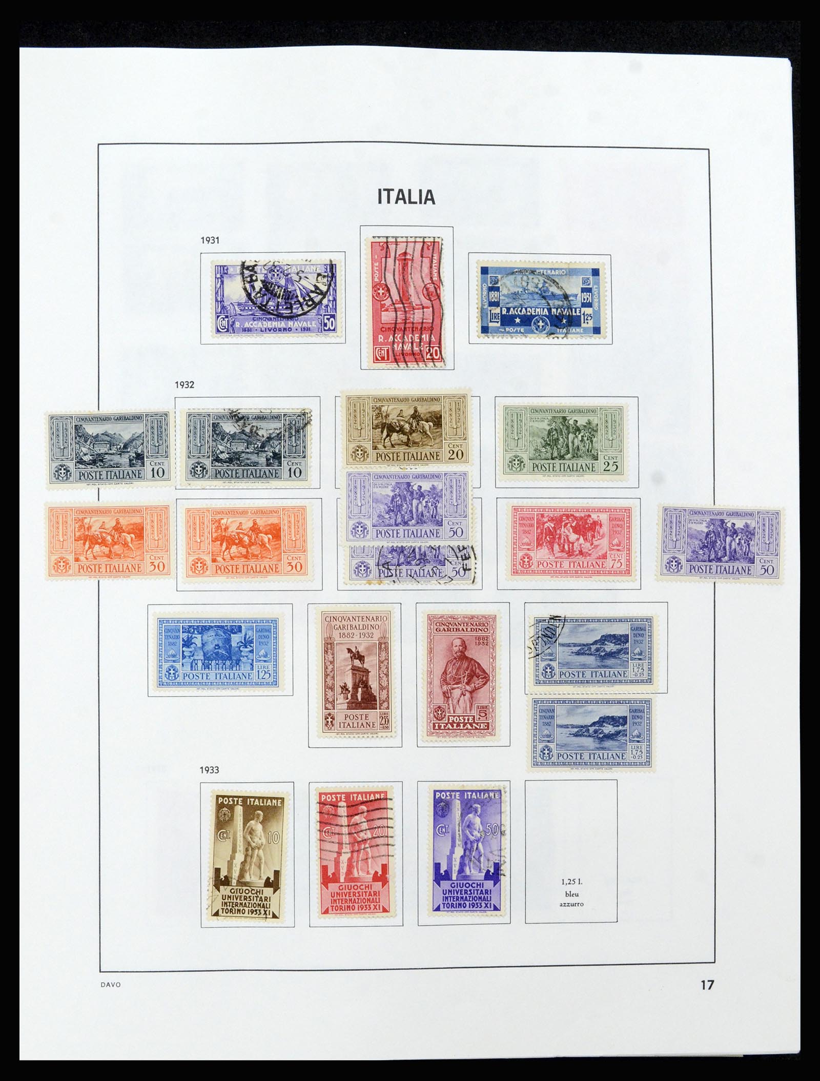 37158 019 - Postzegelverzameling 37158 Italië 1862-1955.