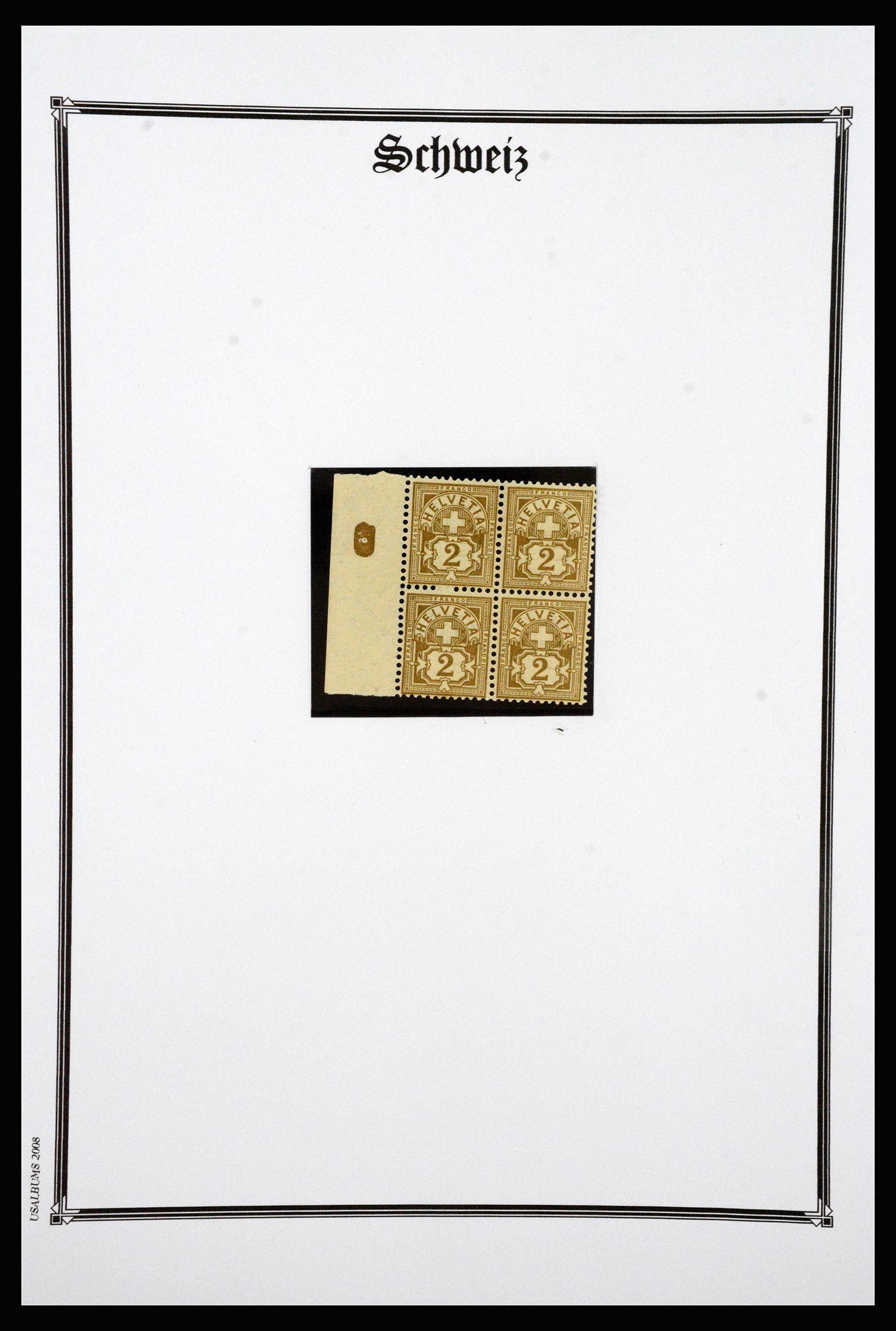 37159 004 - Postzegelverzameling 37159 Zwitserland 1862-2000.