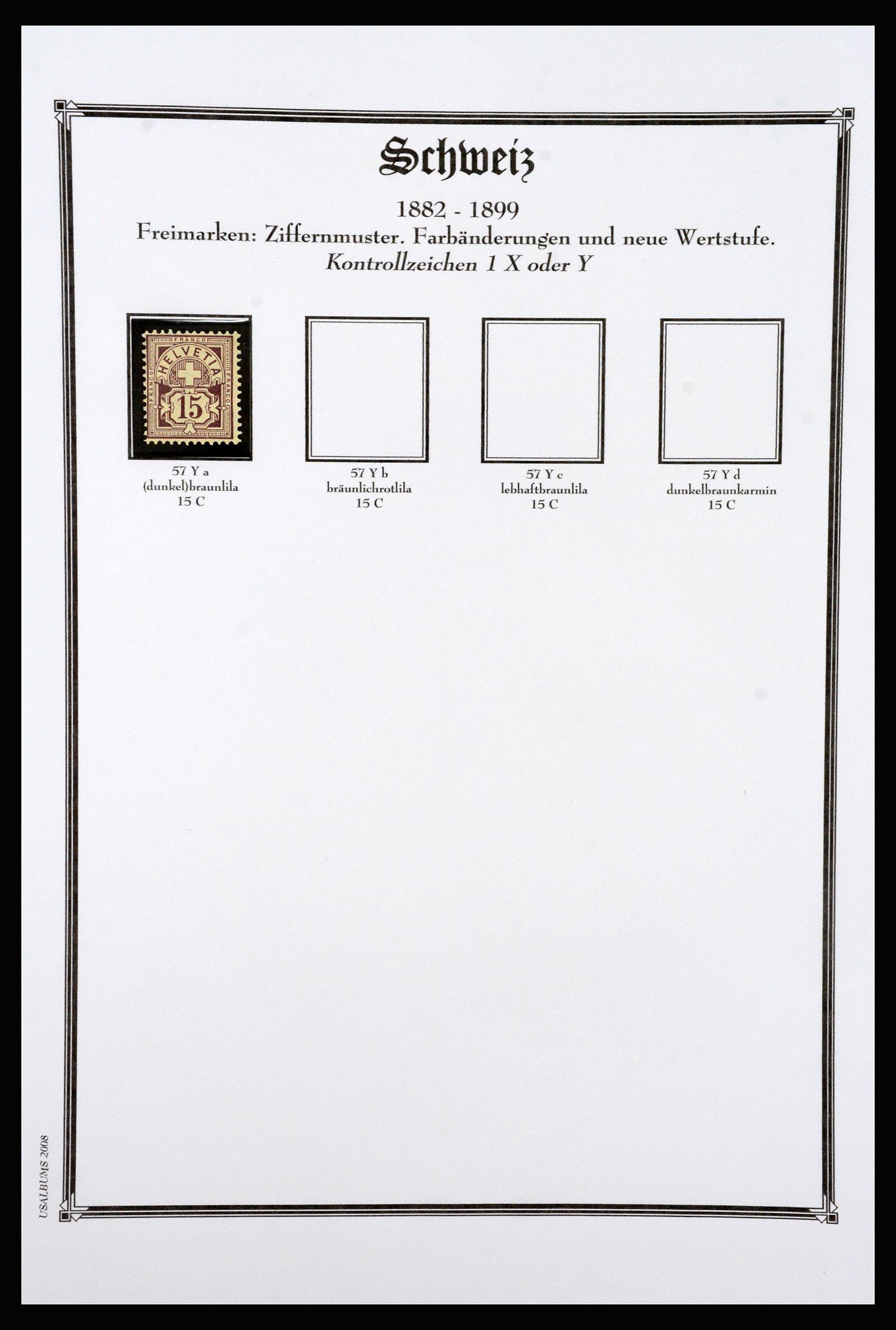 37159 008 - Stamp collection 37159 Switzerland 1862-2000.