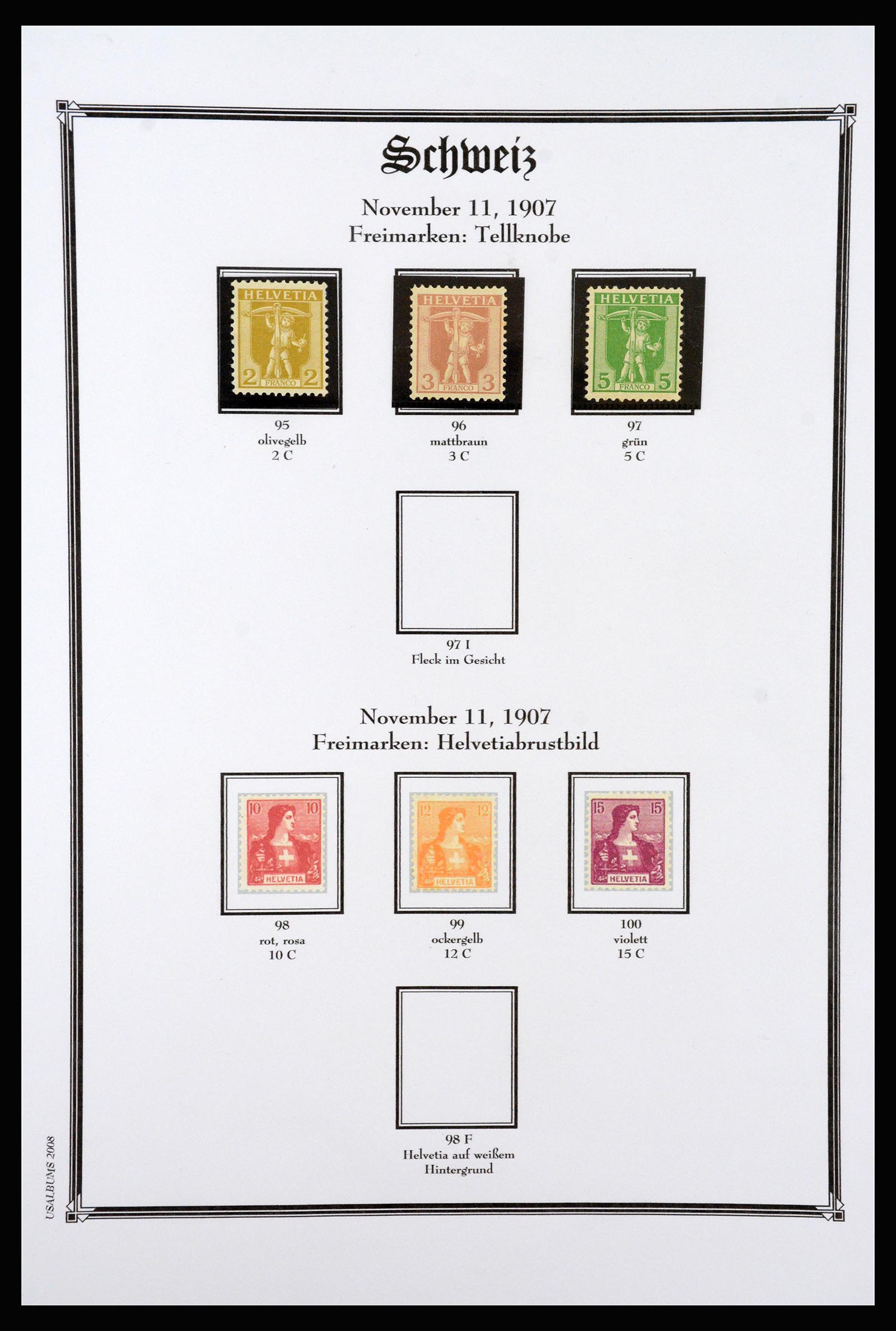 37159 023 - Postzegelverzameling 37159 Zwitserland 1862-2000.