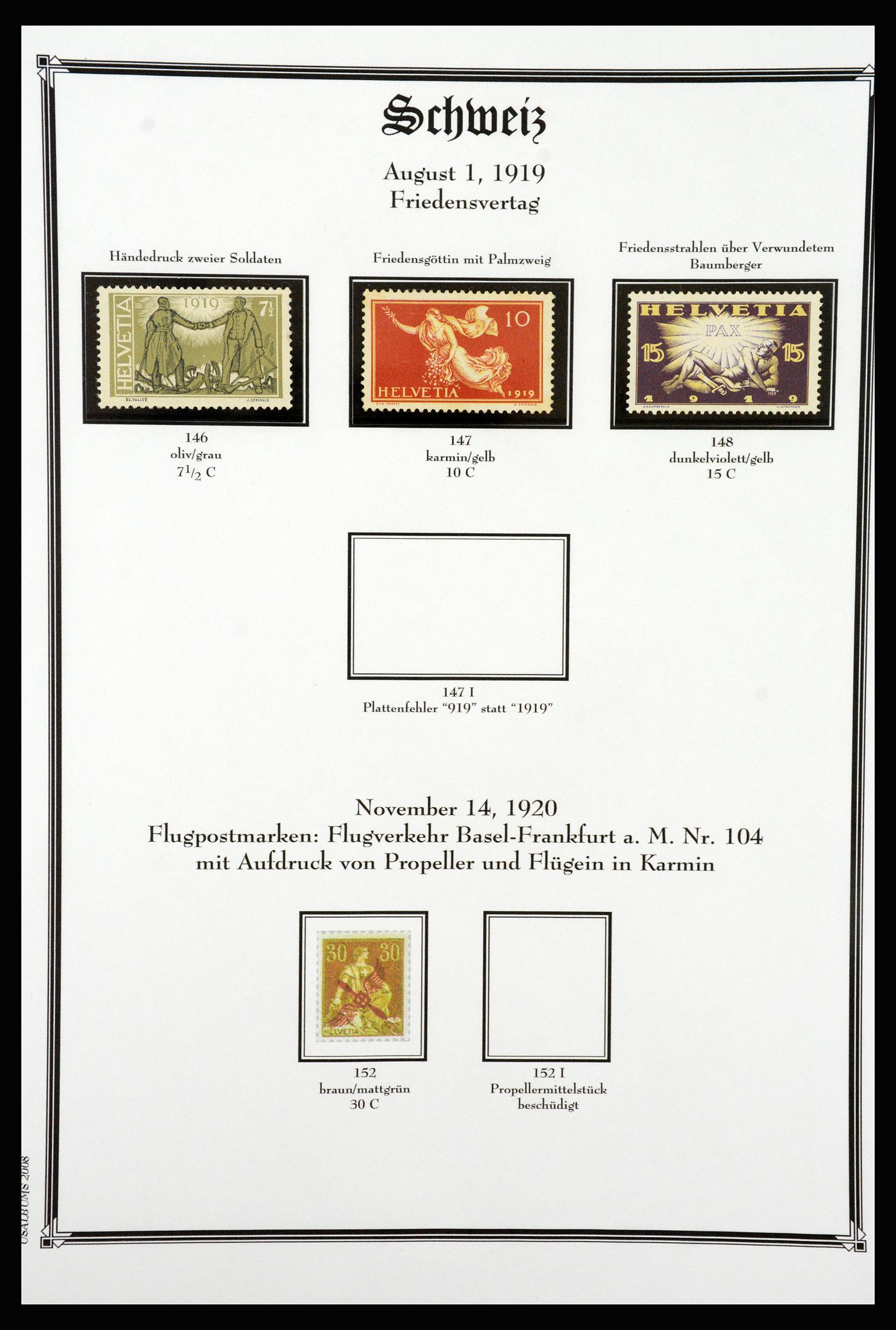 37159 033 - Postzegelverzameling 37159 Zwitserland 1862-2000.