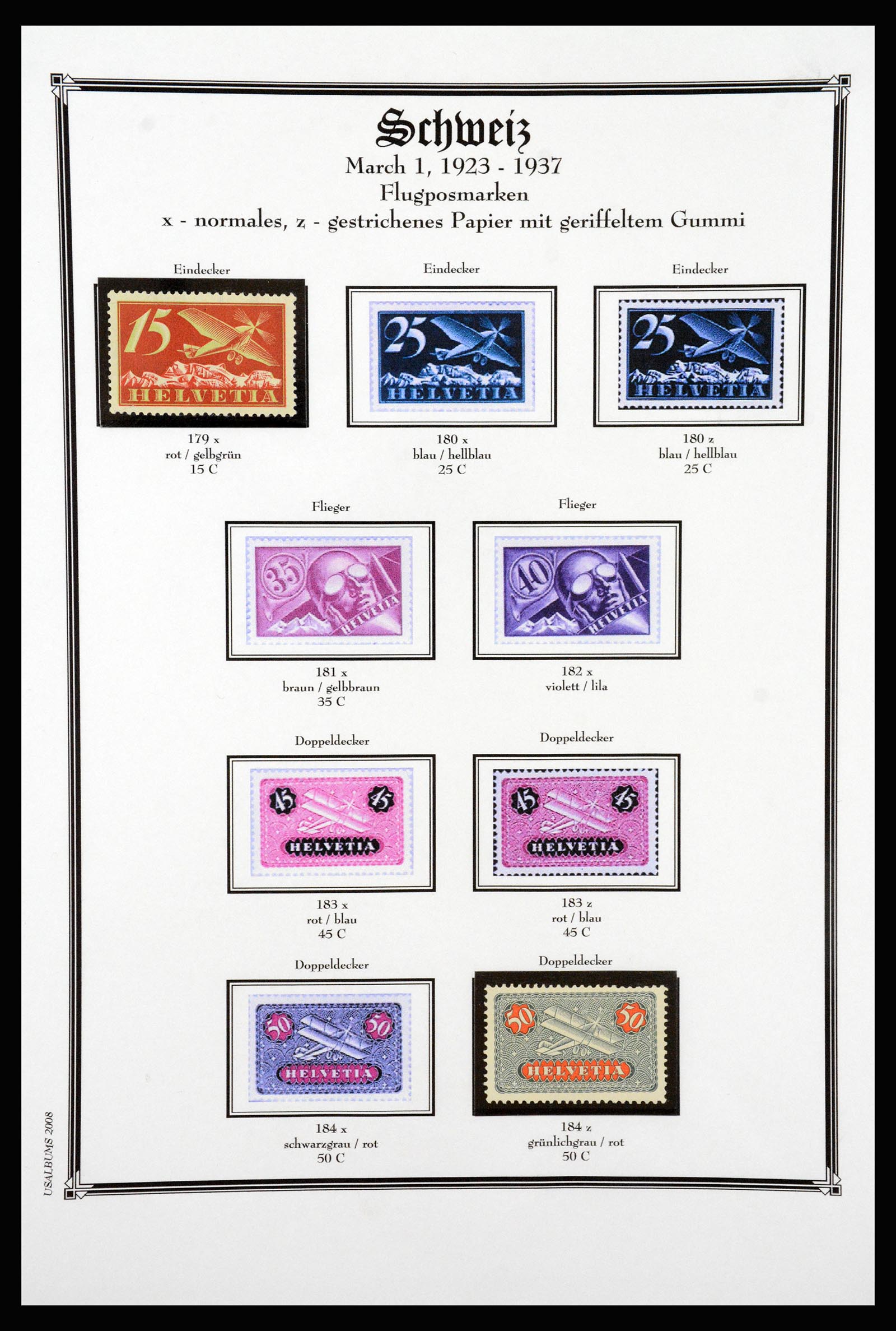 37159 038 - Stamp collection 37159 Switzerland 1862-2000.