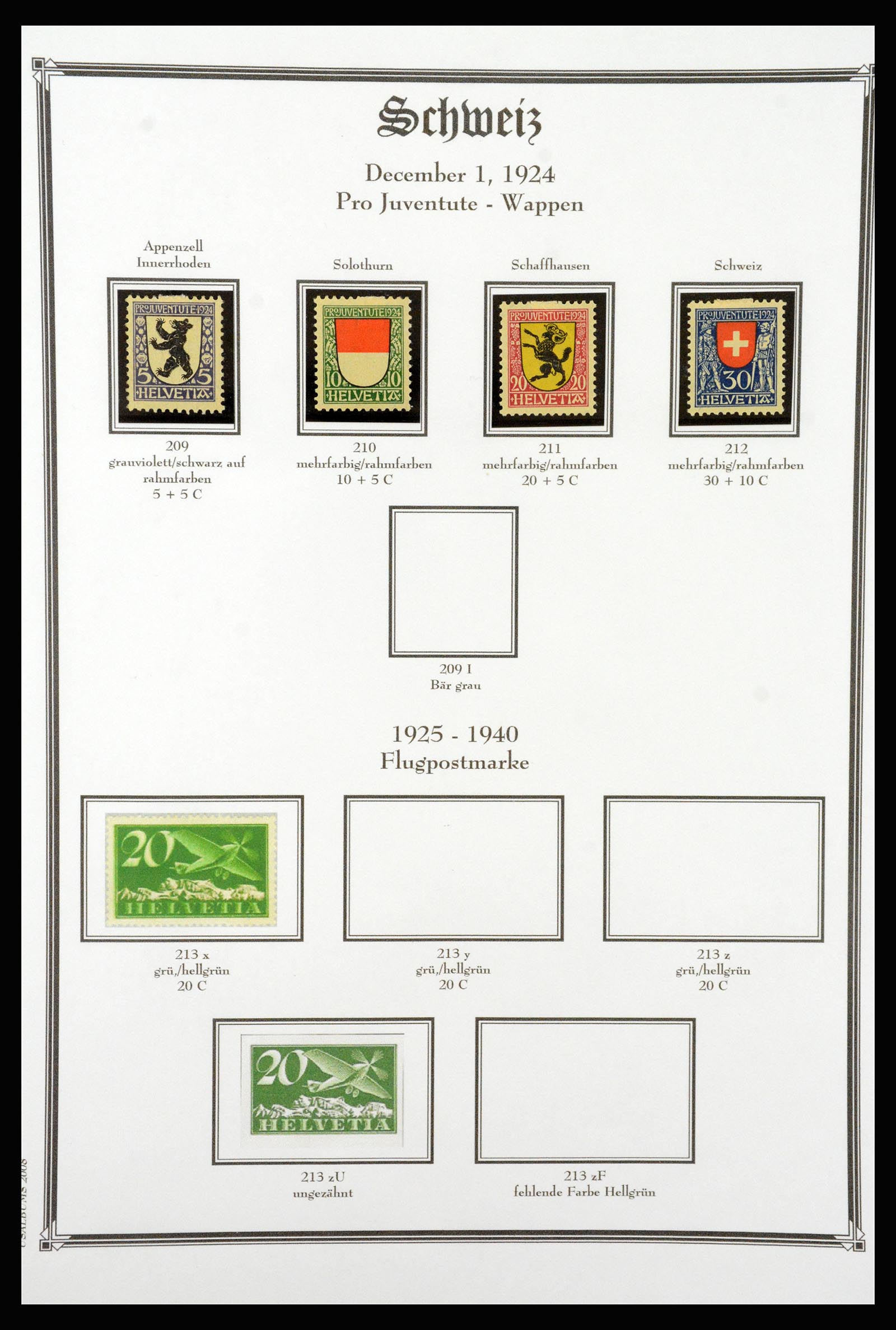 37159 041 - Postzegelverzameling 37159 Zwitserland 1862-2000.