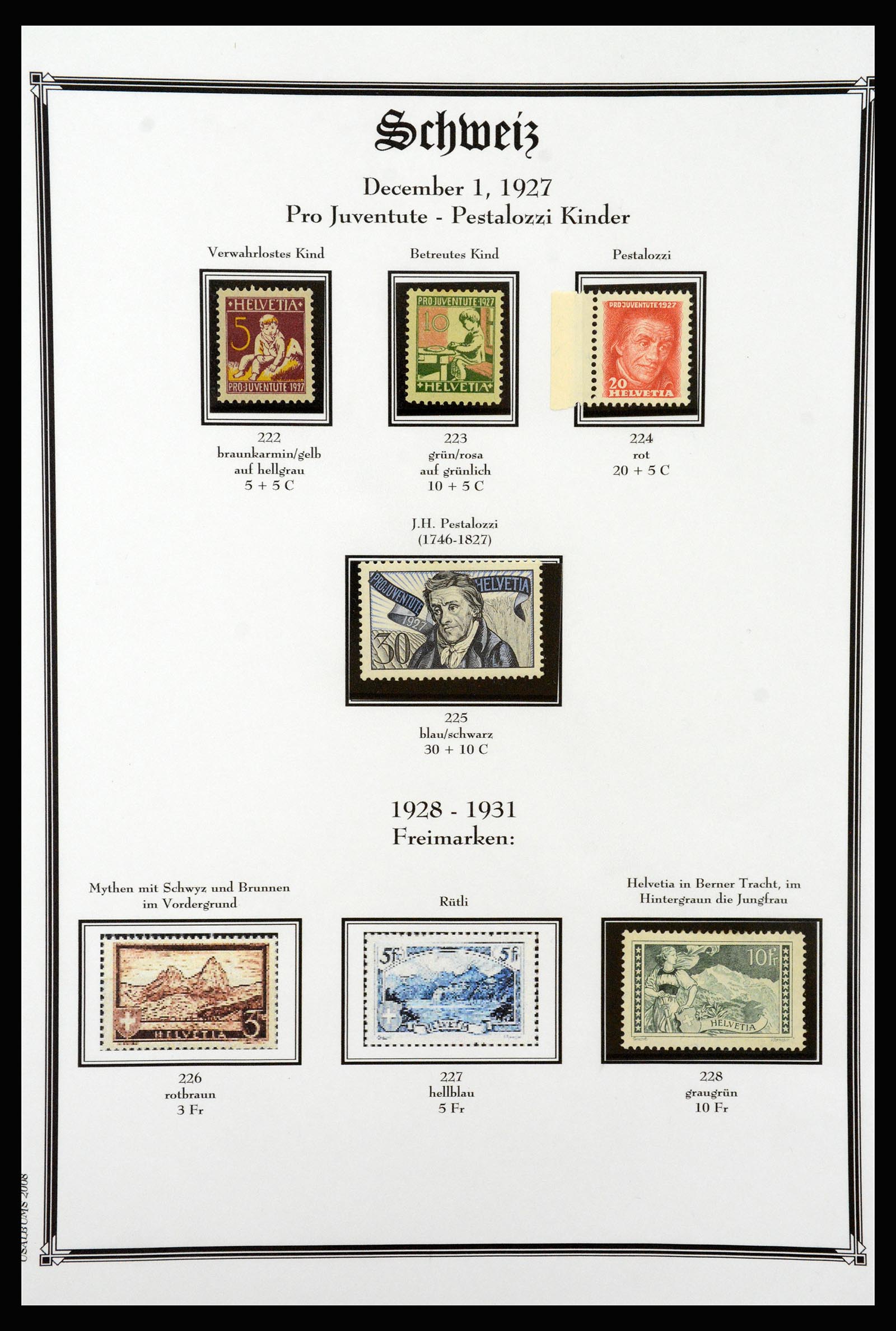 37159 043 - Postzegelverzameling 37159 Zwitserland 1862-2000.