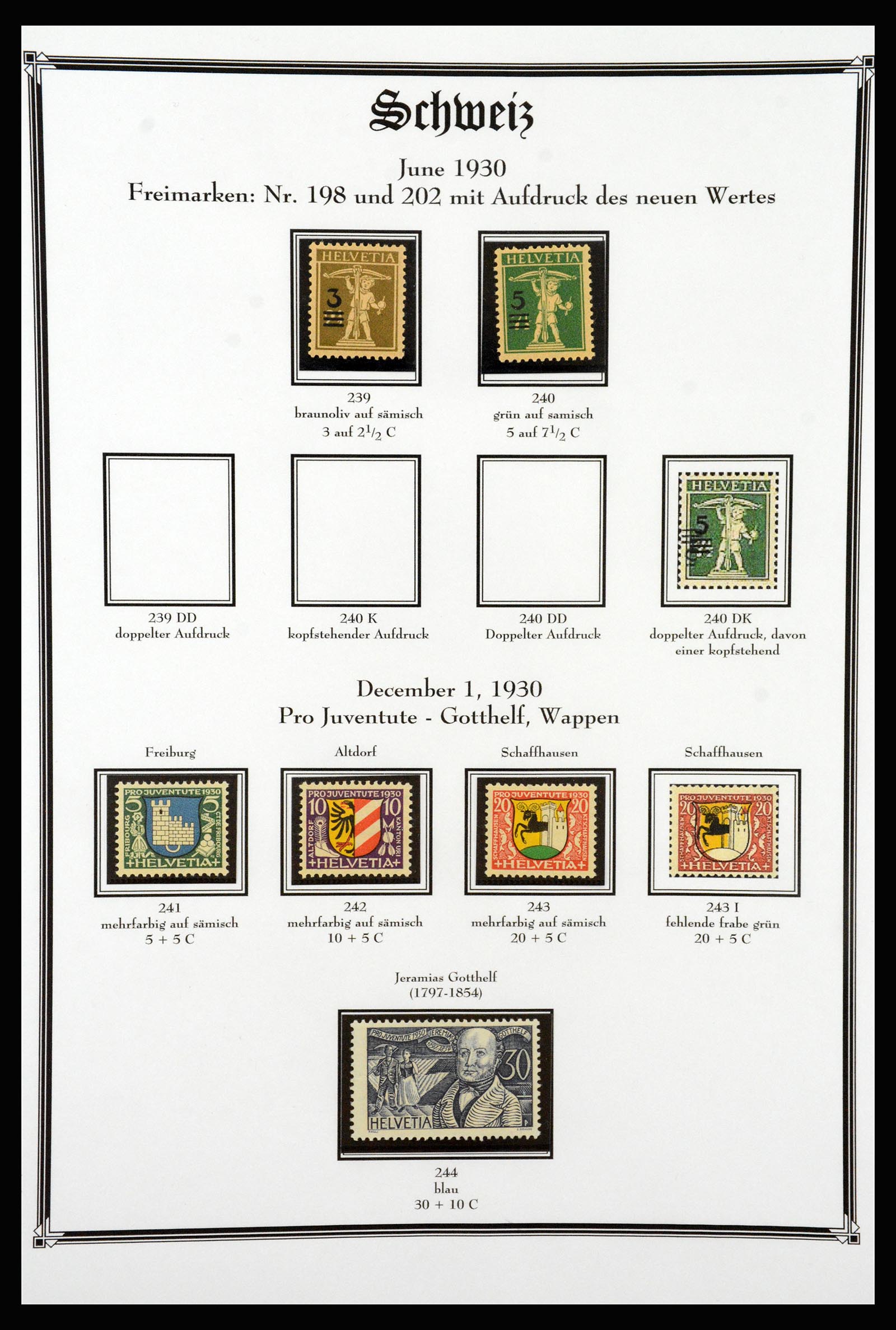 37159 046 - Postzegelverzameling 37159 Zwitserland 1862-2000.