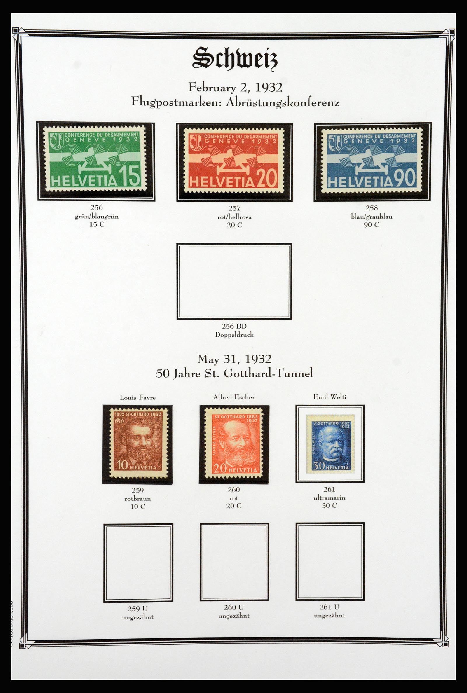 37159 049 - Stamp collection 37159 Switzerland 1862-2000.