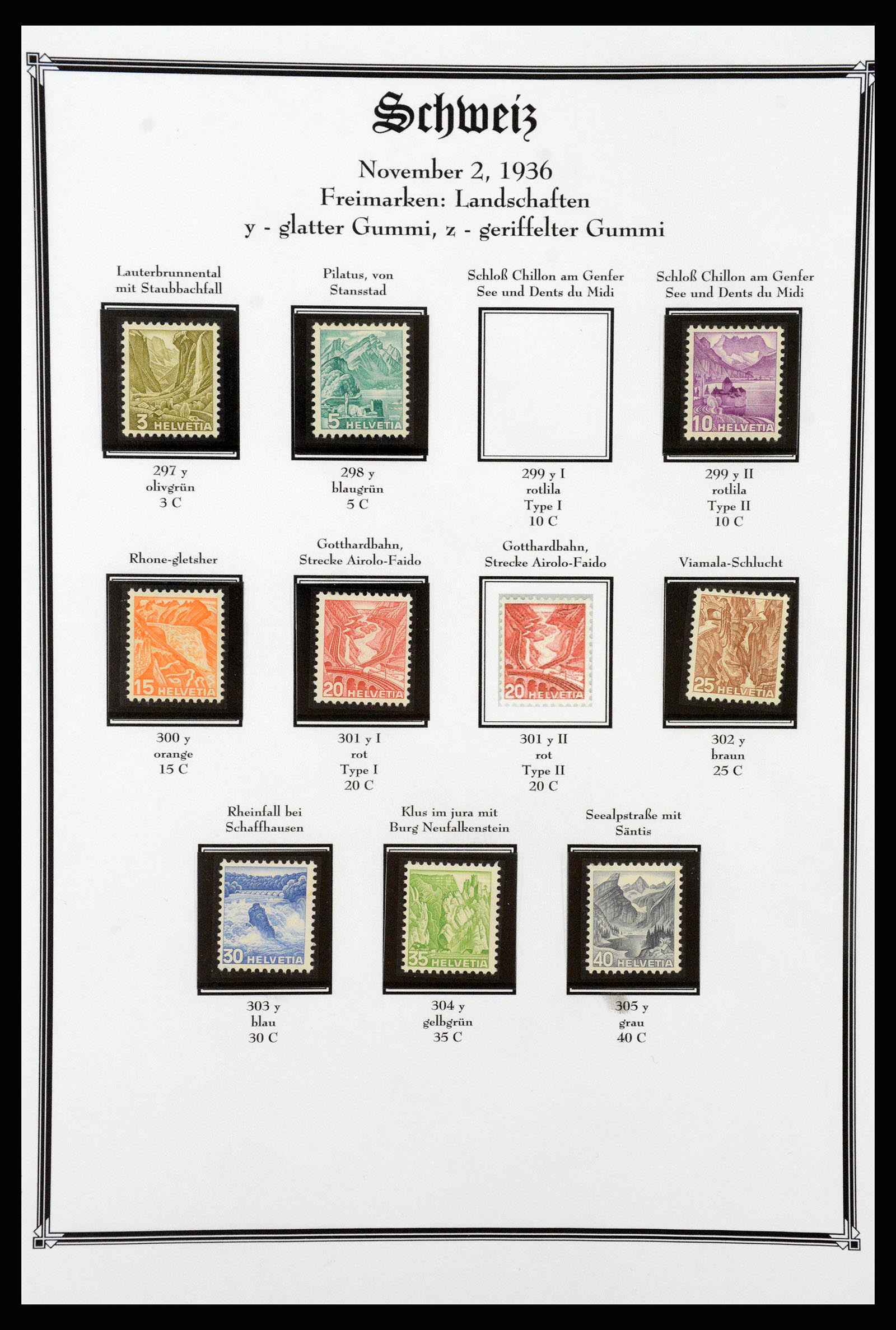 37159 055 - Postzegelverzameling 37159 Zwitserland 1862-2000.