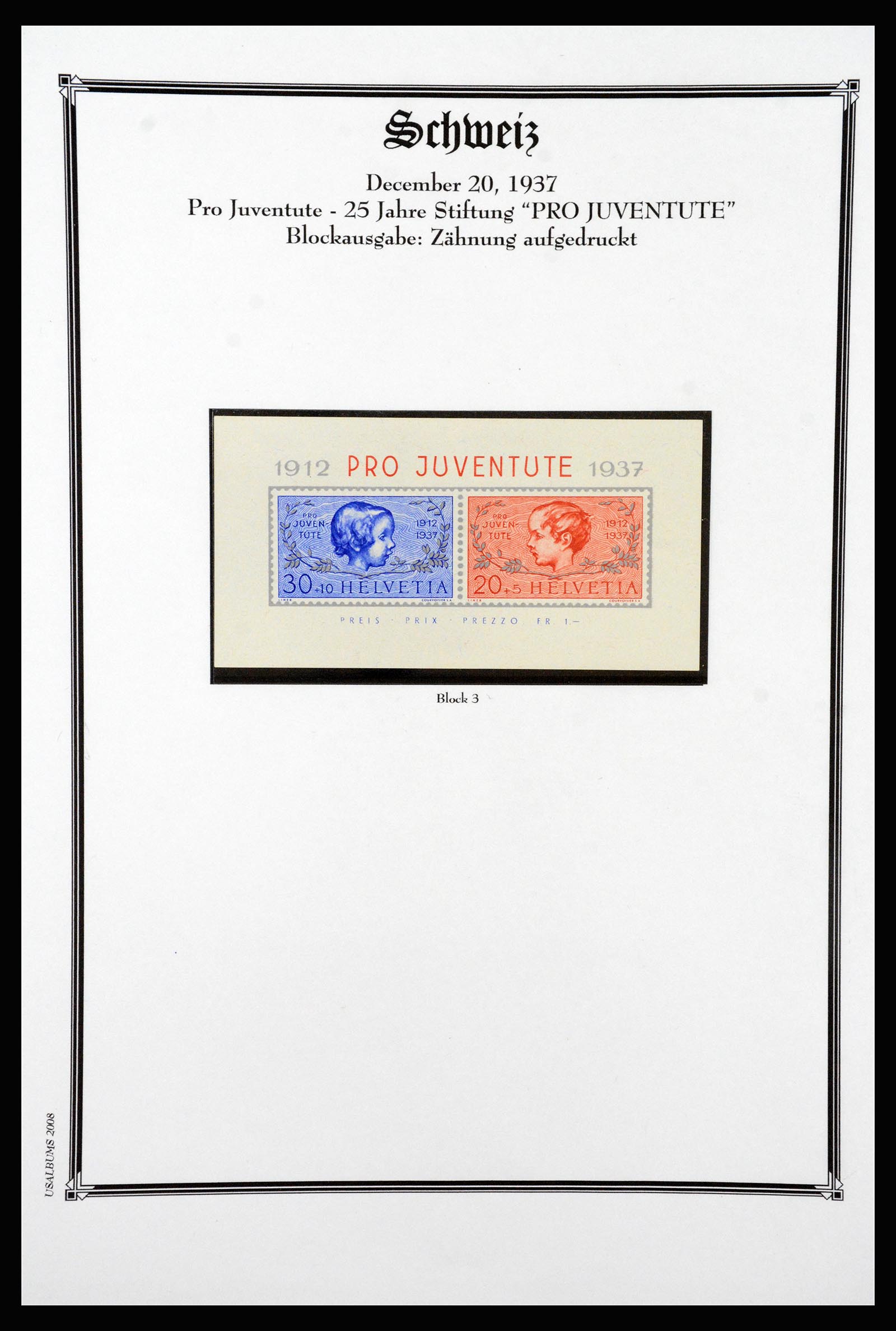 37159 059 - Postzegelverzameling 37159 Zwitserland 1862-2000.