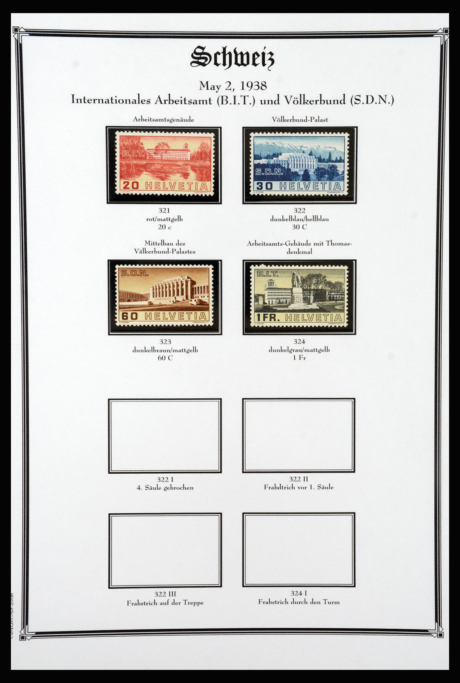 37159 061 - Postzegelverzameling 37159 Zwitserland 1862-2000.