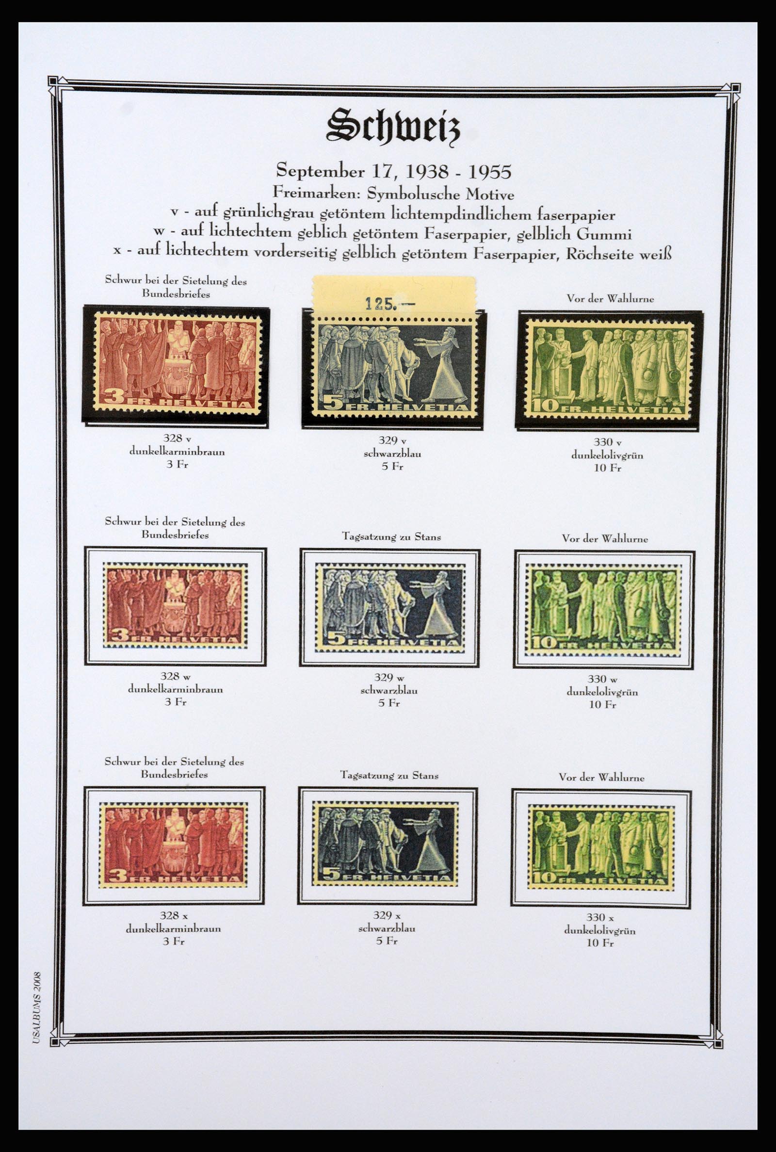 37159 064 - Postzegelverzameling 37159 Zwitserland 1862-2000.