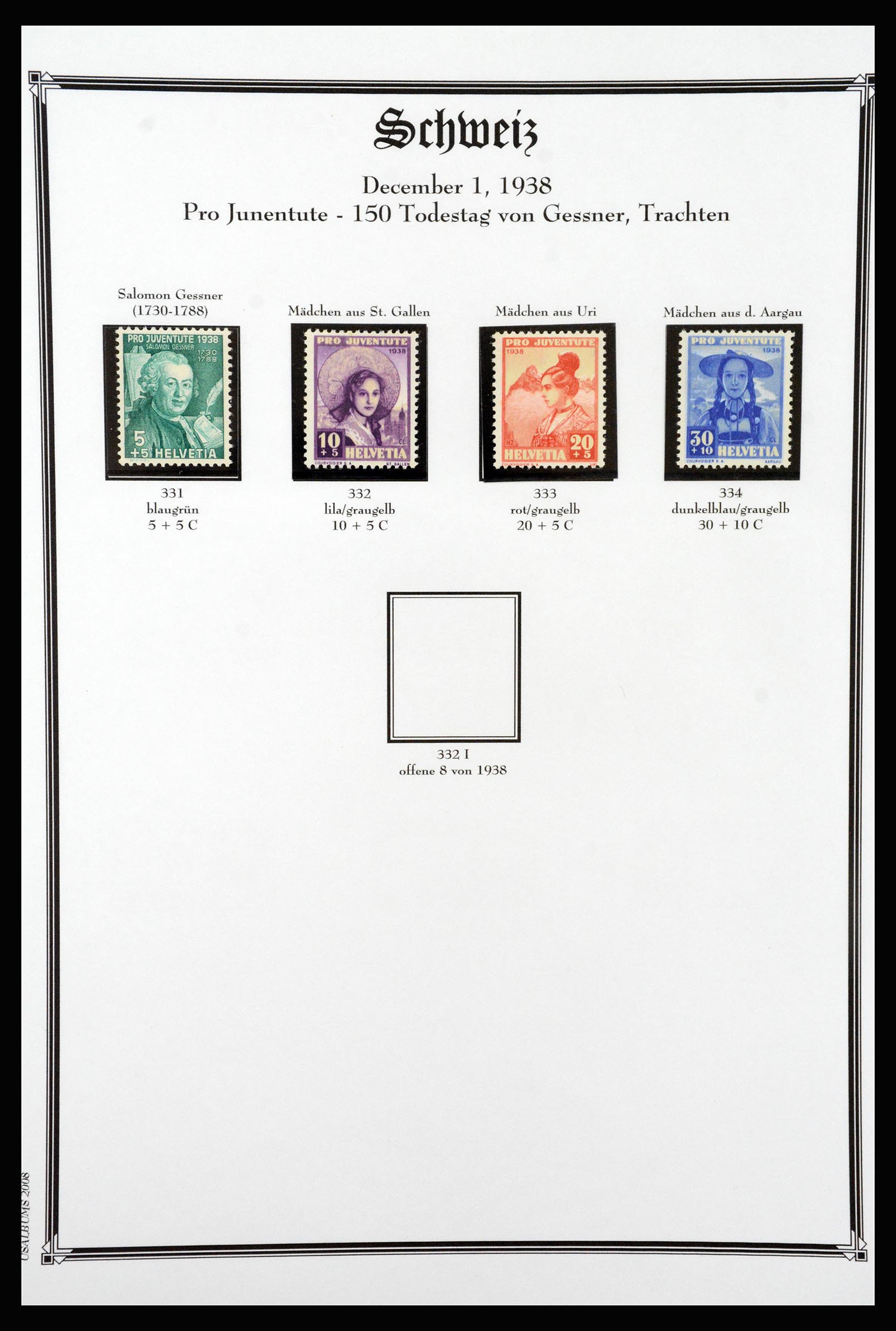 37159 065 - Postzegelverzameling 37159 Zwitserland 1862-2000.