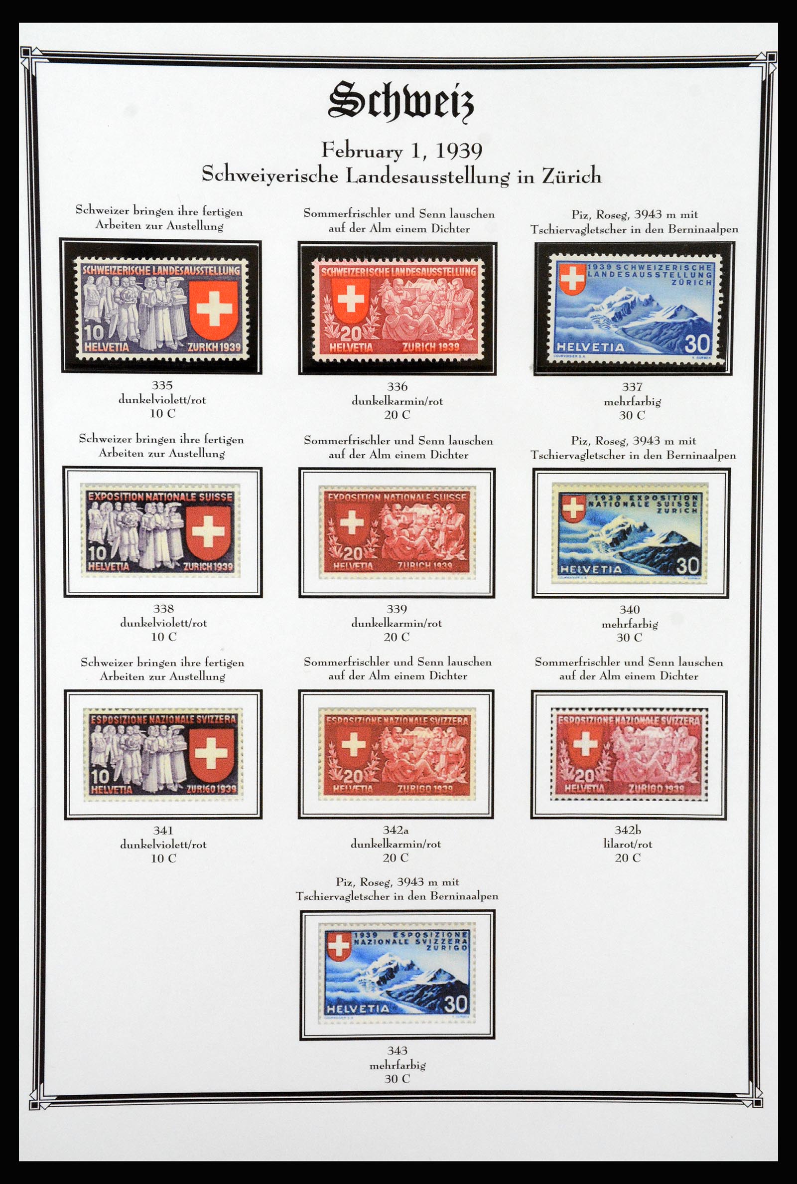 37159 066 - Postzegelverzameling 37159 Zwitserland 1862-2000.