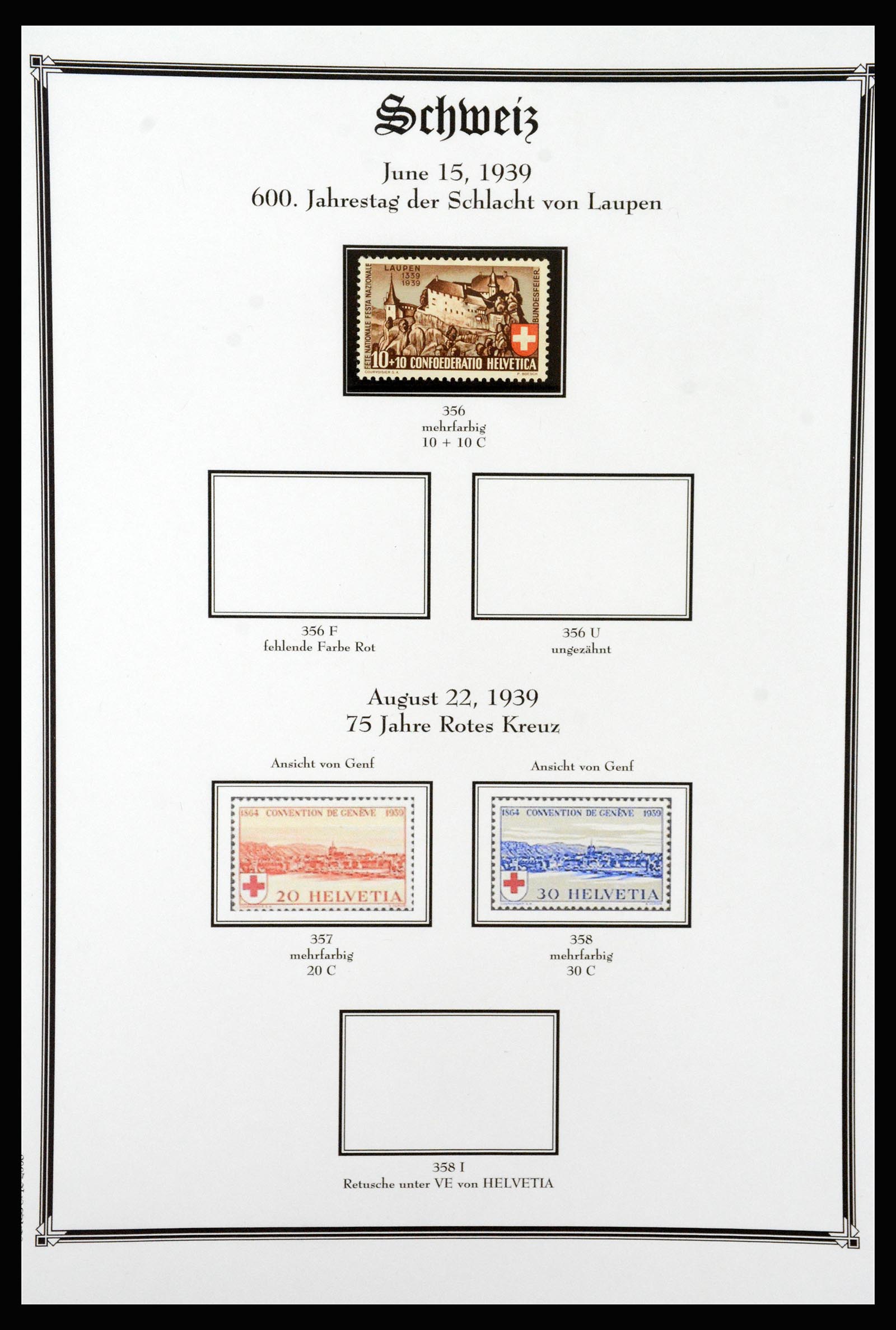 37159 068 - Postzegelverzameling 37159 Zwitserland 1862-2000.