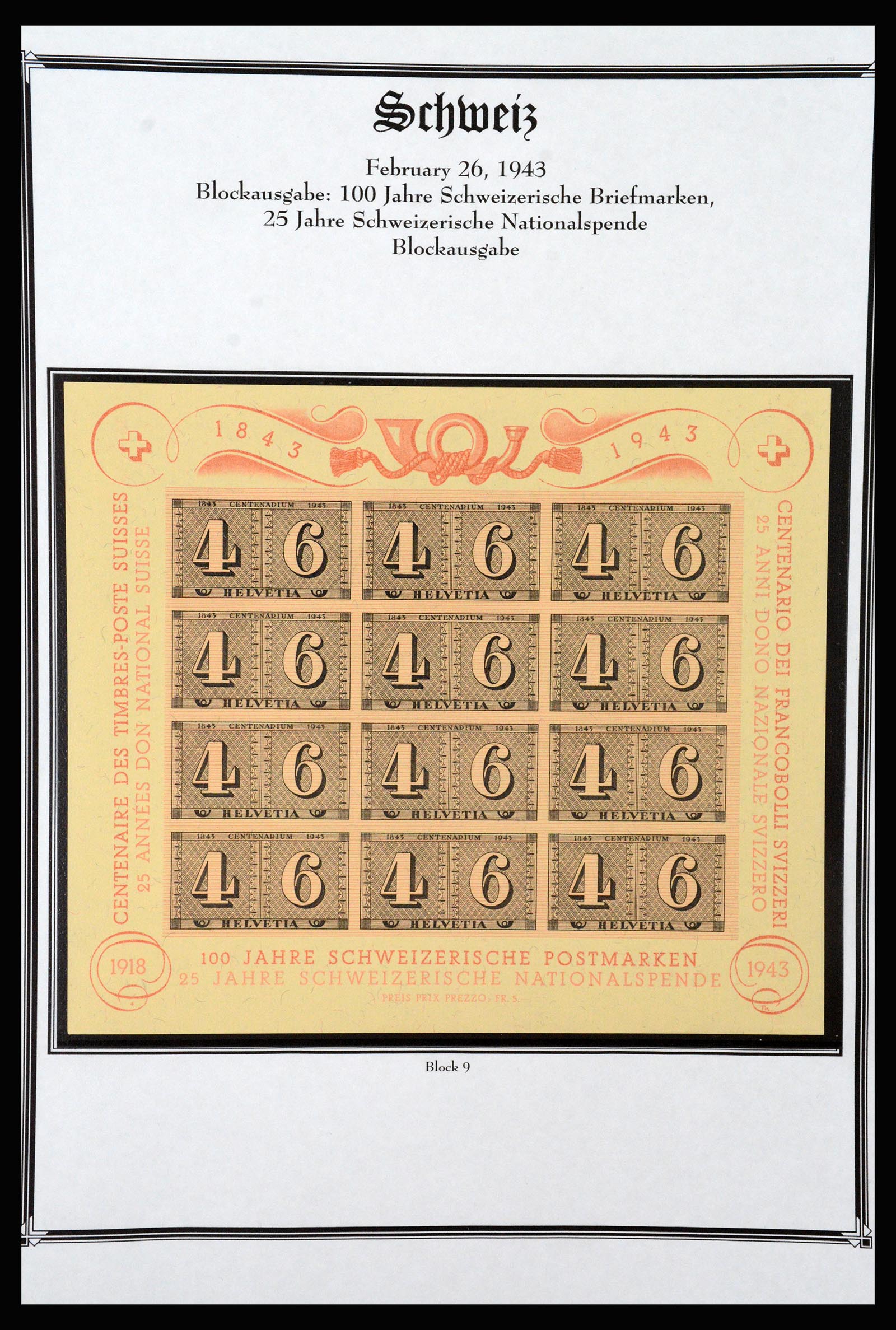 37159 077 - Postzegelverzameling 37159 Zwitserland 1862-2000.