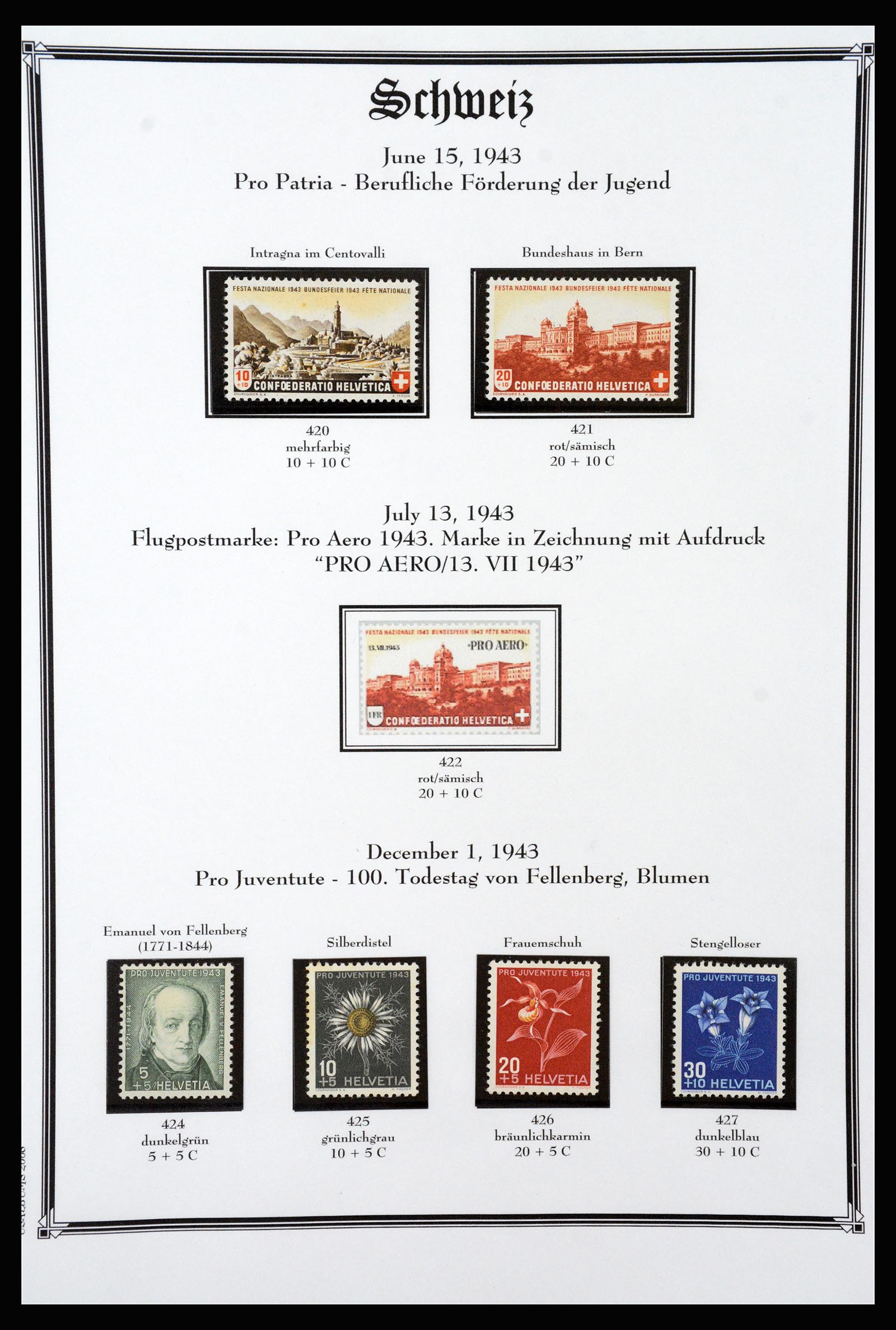 37159 078 - Postzegelverzameling 37159 Zwitserland 1862-2000.