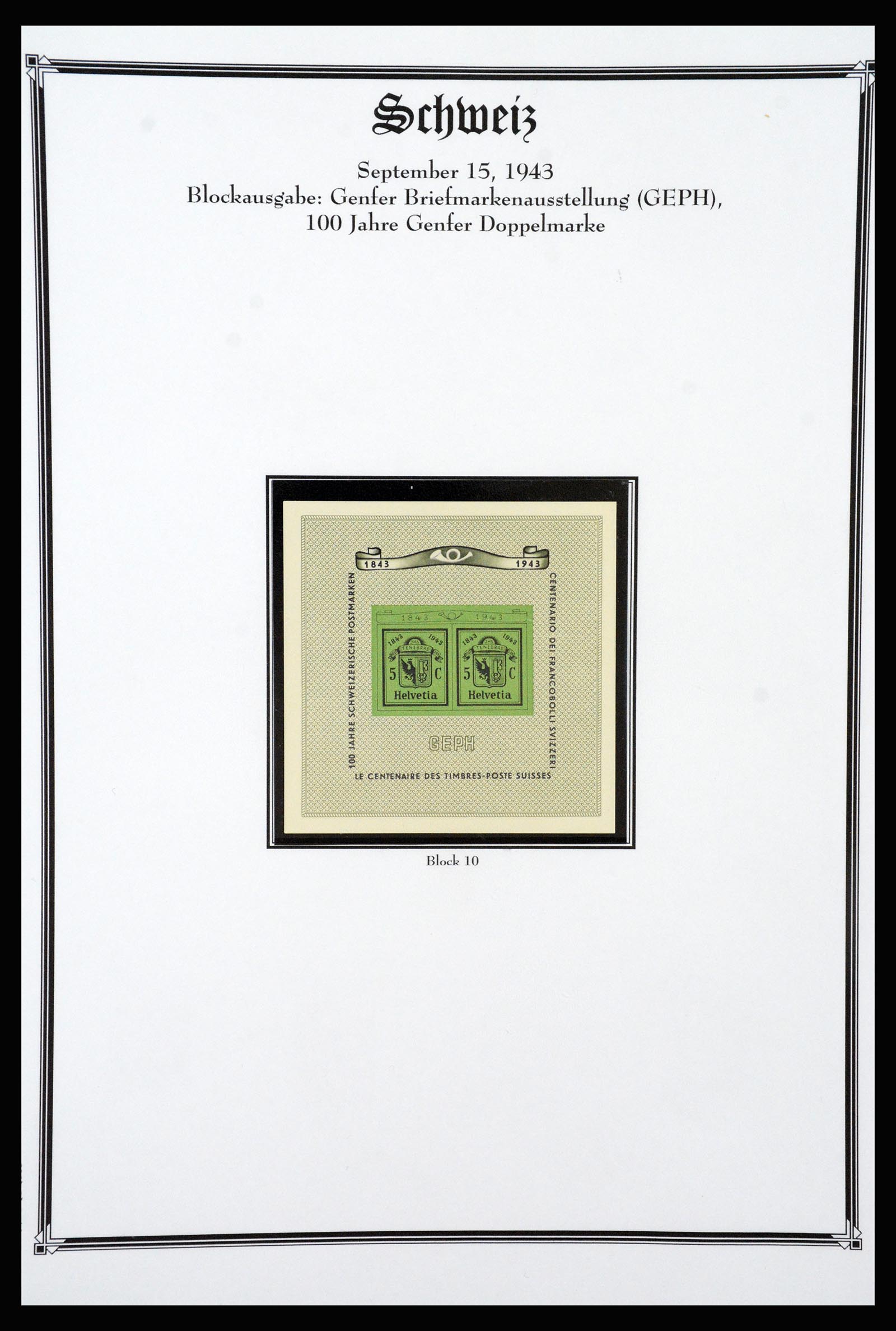 37159 079 - Postzegelverzameling 37159 Zwitserland 1862-2000.