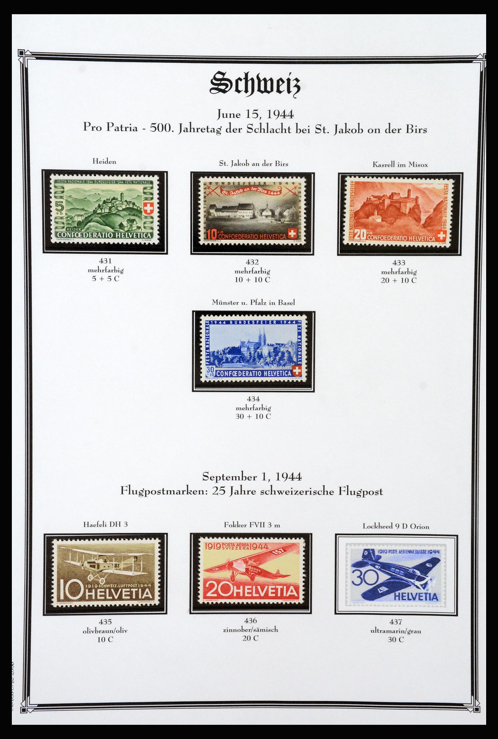 37159 080 - Postzegelverzameling 37159 Zwitserland 1862-2000.
