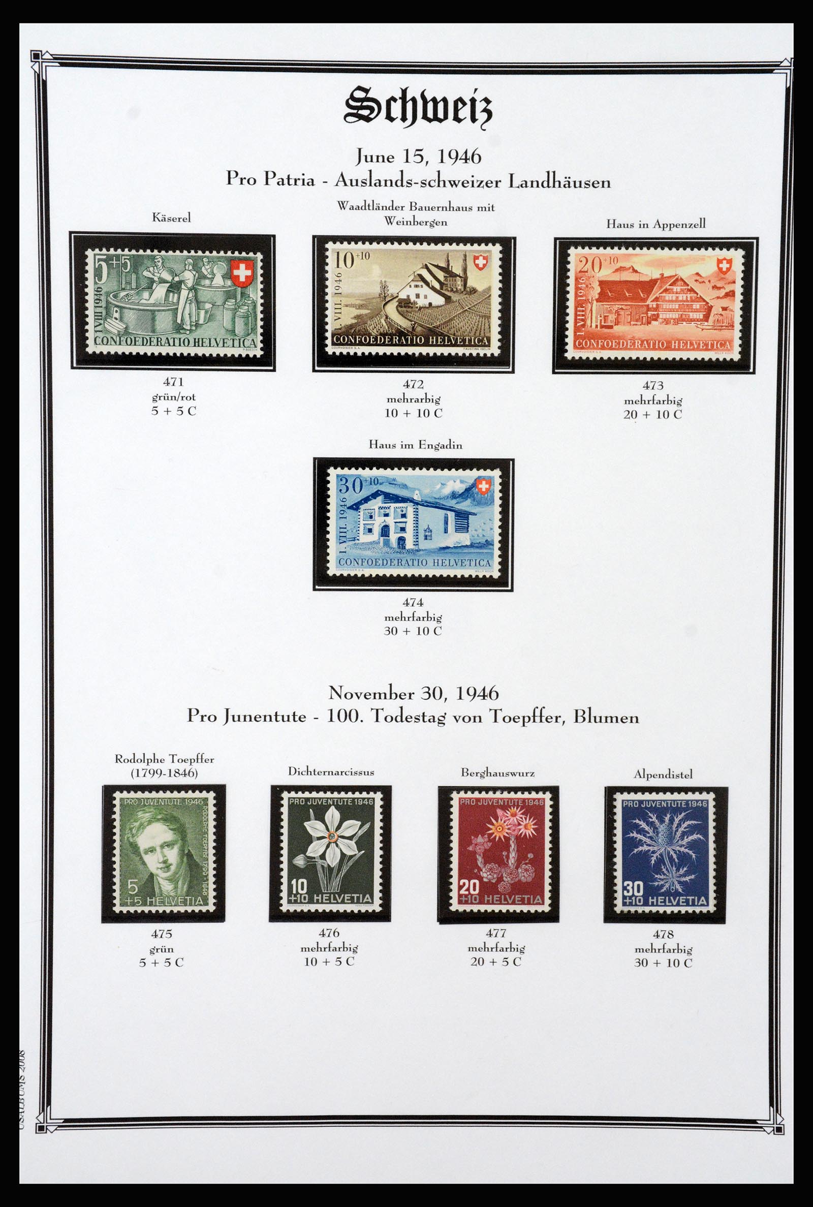 37159 086 - Postzegelverzameling 37159 Zwitserland 1862-2000.