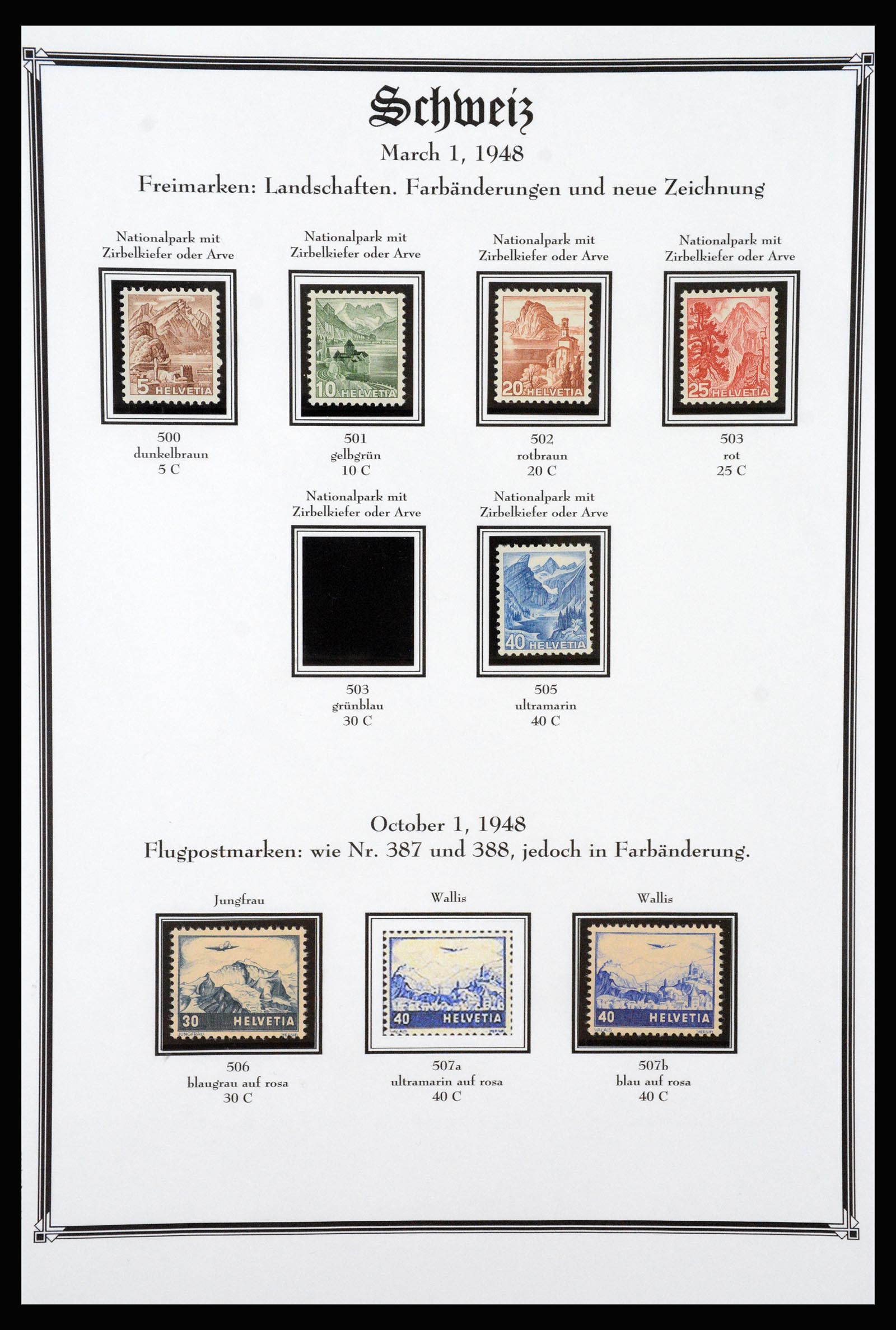 37159 090 - Postzegelverzameling 37159 Zwitserland 1862-2000.