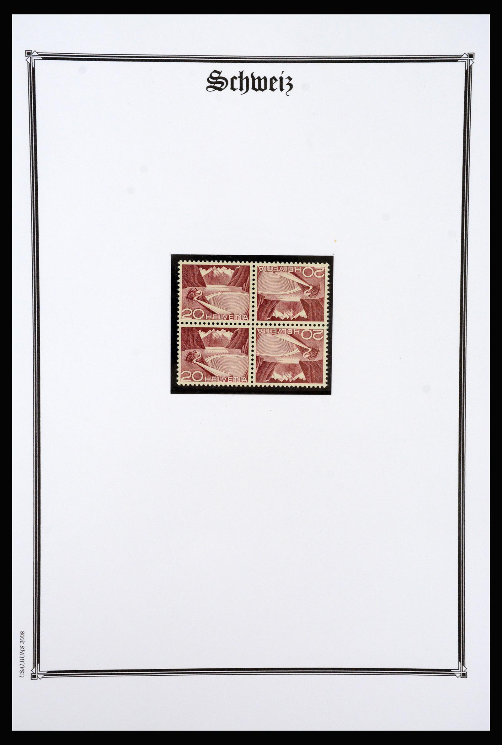 37159 097 - Postzegelverzameling 37159 Zwitserland 1862-2000.